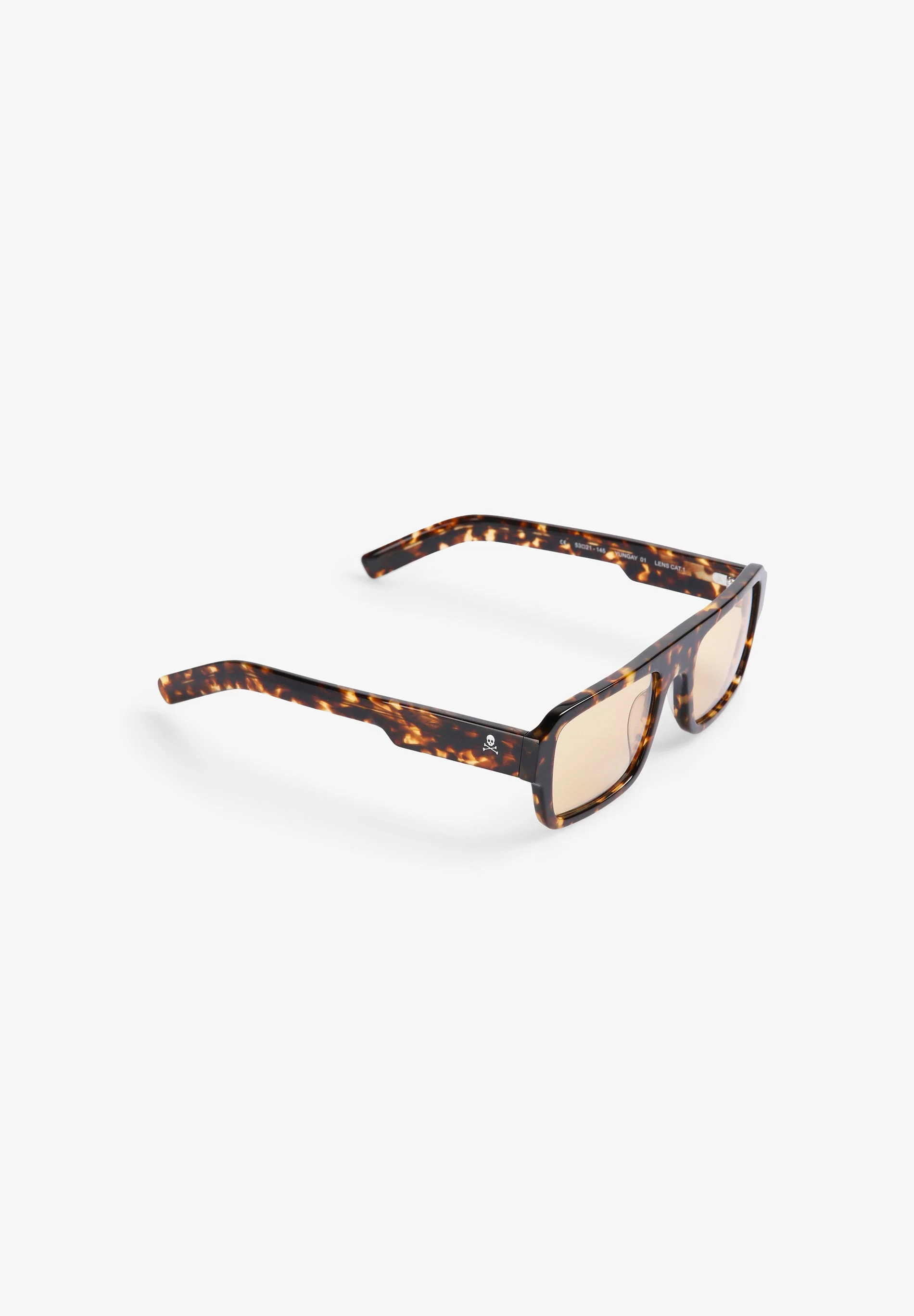 RECTANGULAR TORTOISESHELL SUNGLASSES - Image 3