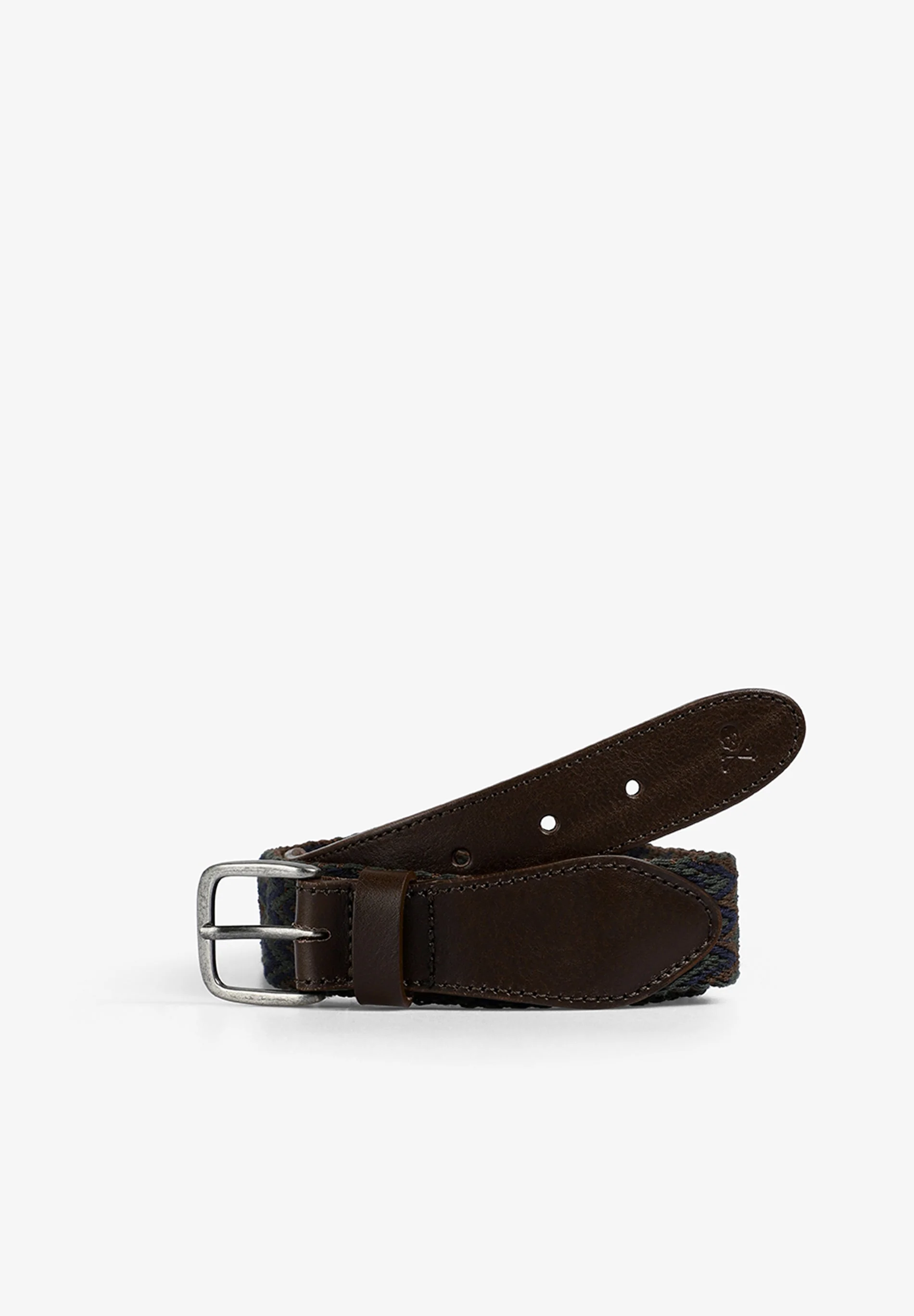 ZIG-ZAG SKULL LEATHER BELT - Image 2