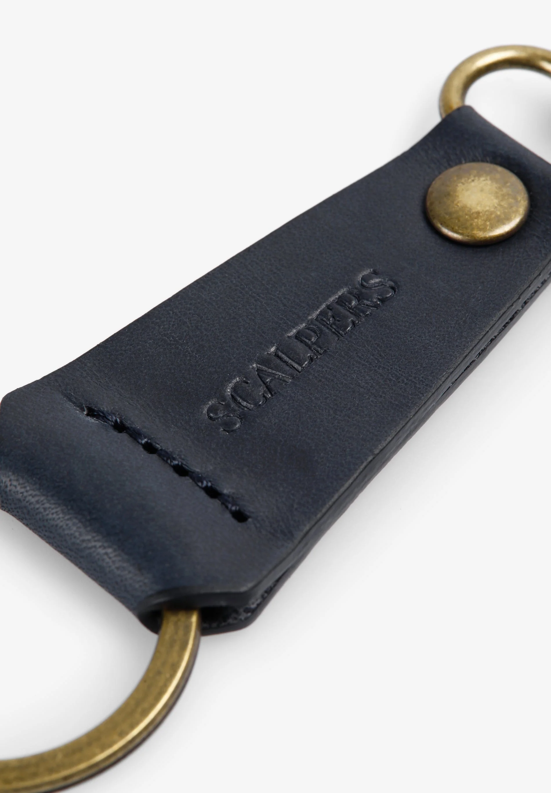 EMBOSSED 100% LEATHER KEYCHAIN - Image 4