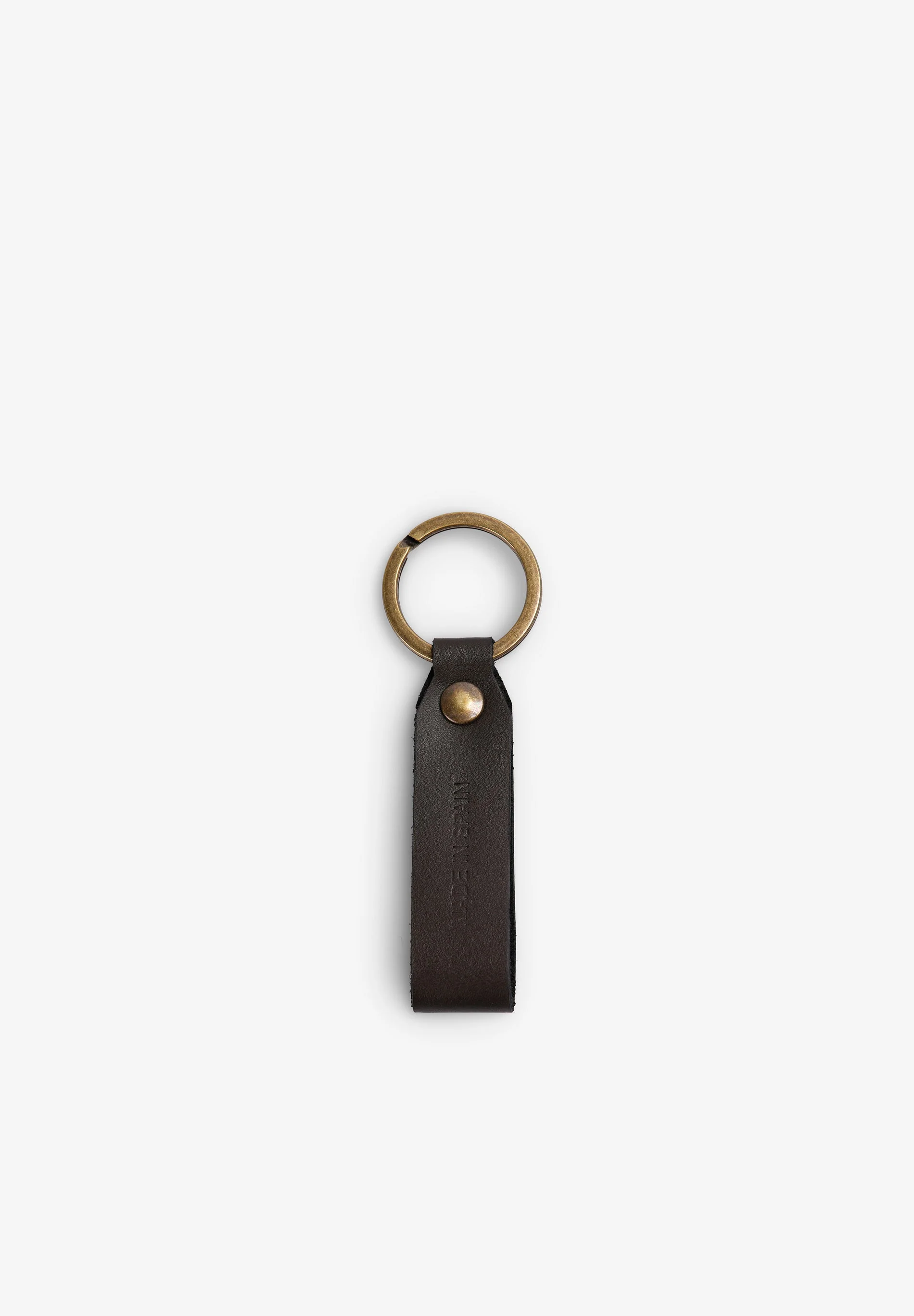 LEATHER KEYCHAIN WITH METAL APPLIQUÉ - Image 2