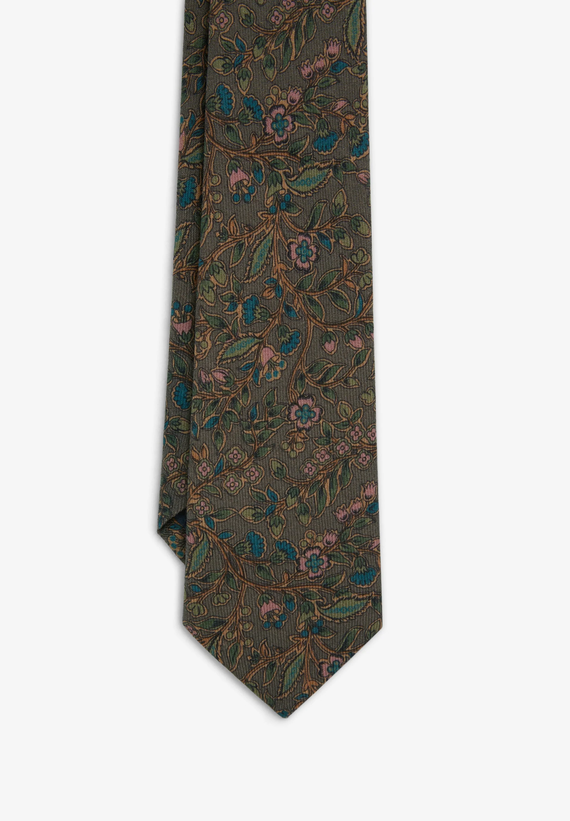 WOOL PAISLEY PRINT TIE - Image 2