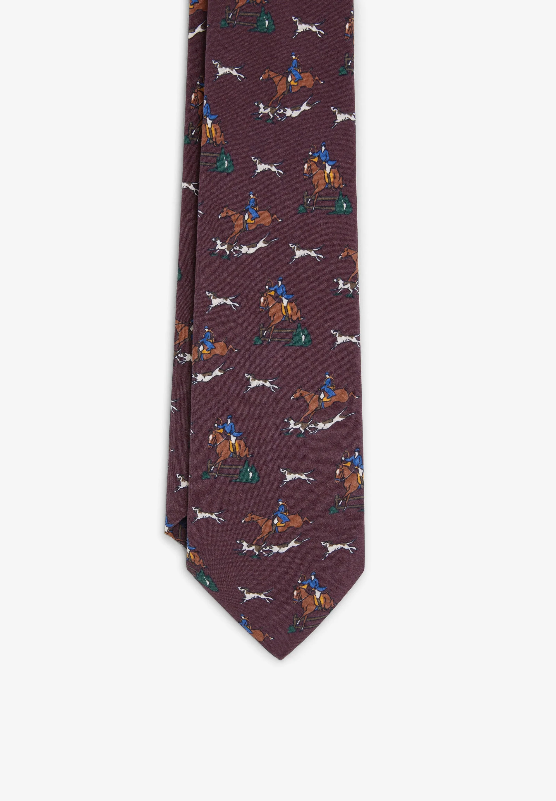 SILK HORSE PRINT TIE - Image 2