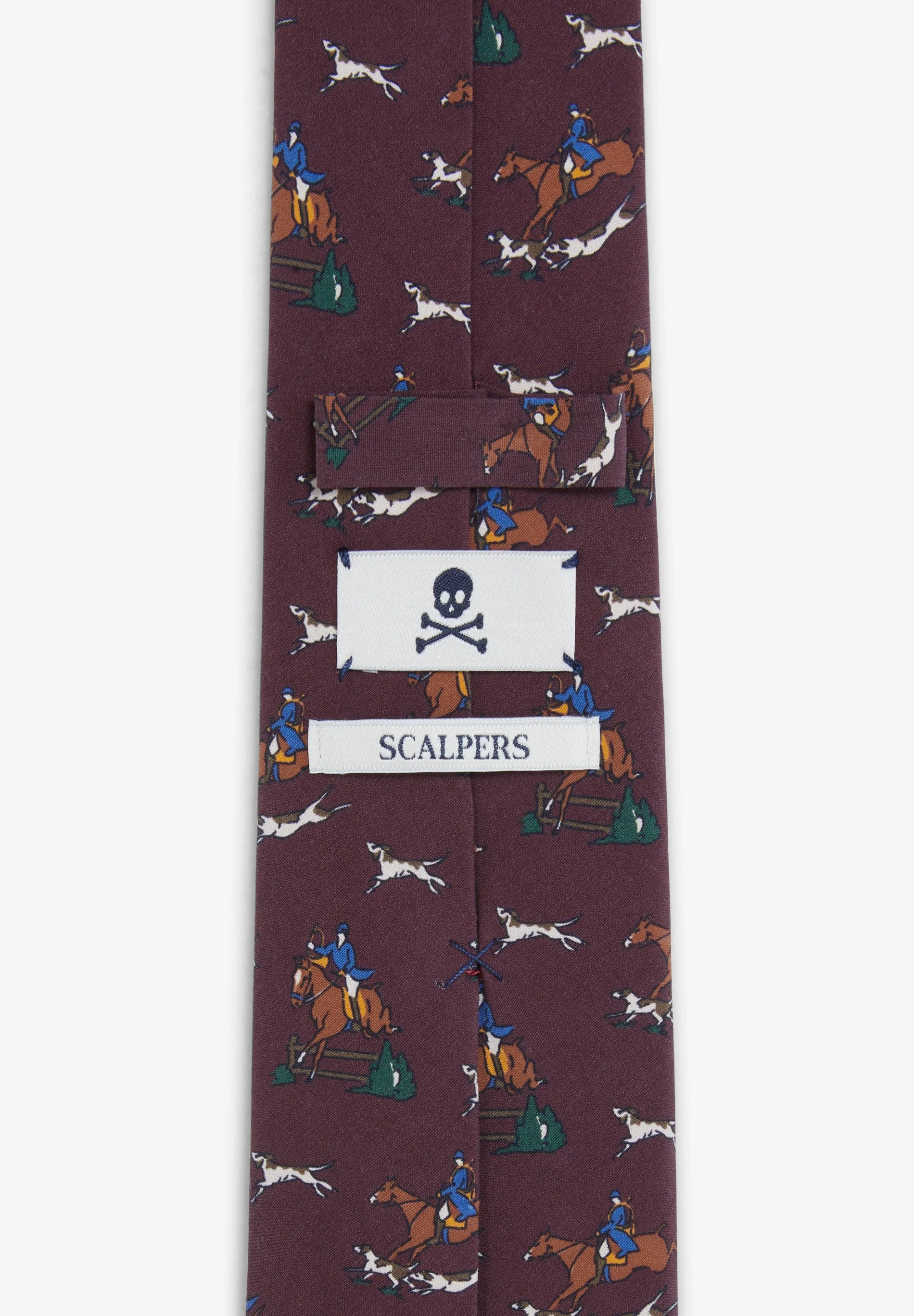 SILK HORSE PRINT TIE - Image 3