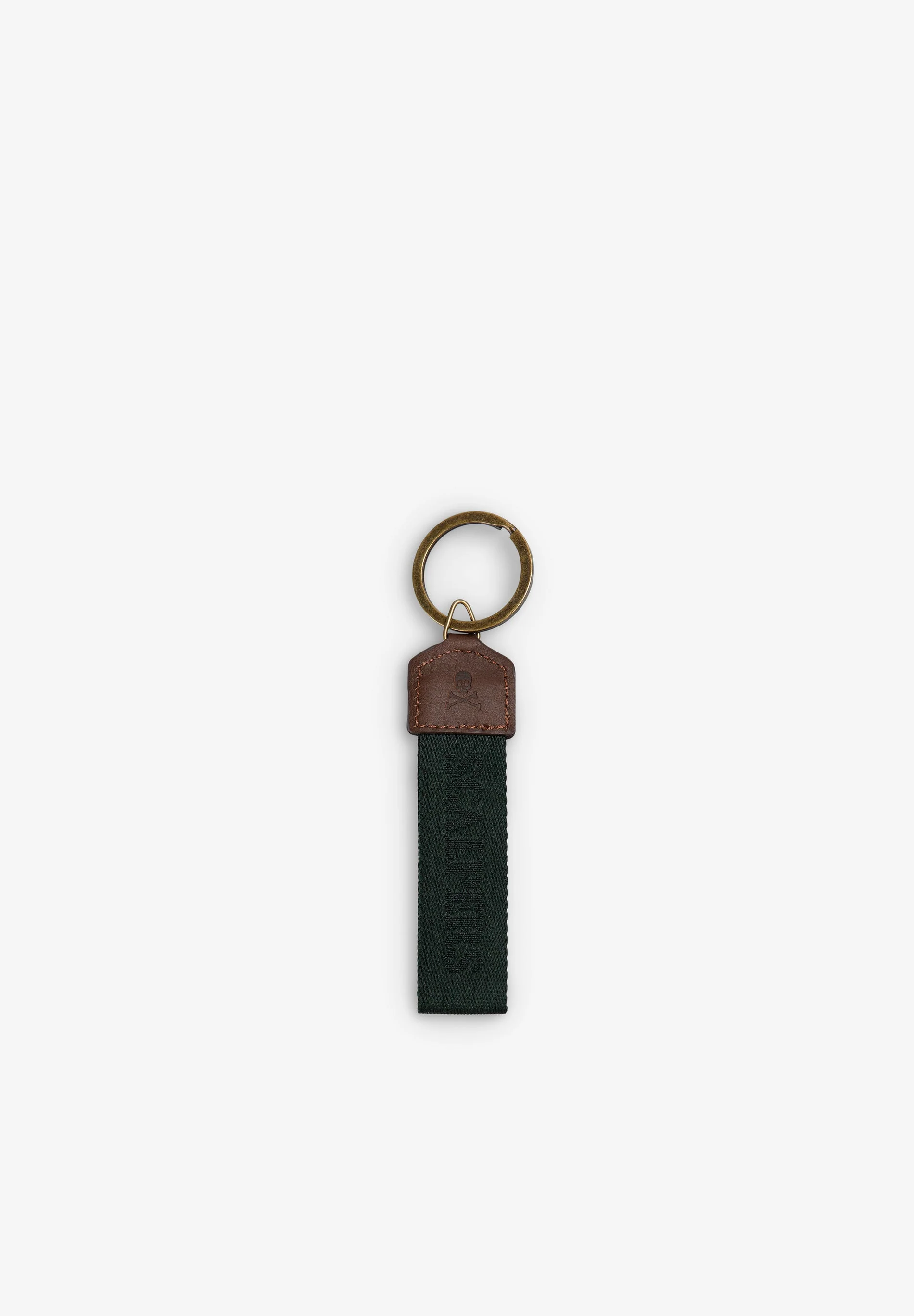 BRAIDED BELT WITH LEATHER DETAIL