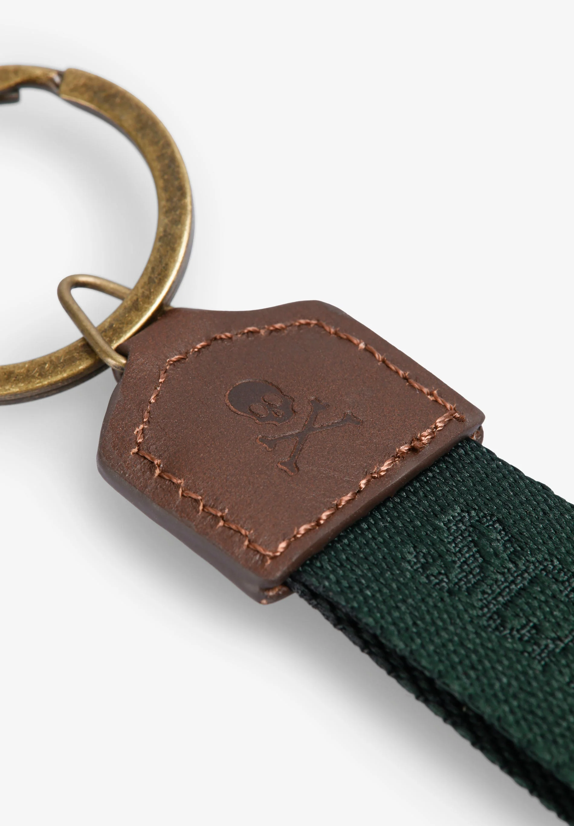 BRAIDED BELT WITH LEATHER DETAIL - Image 4