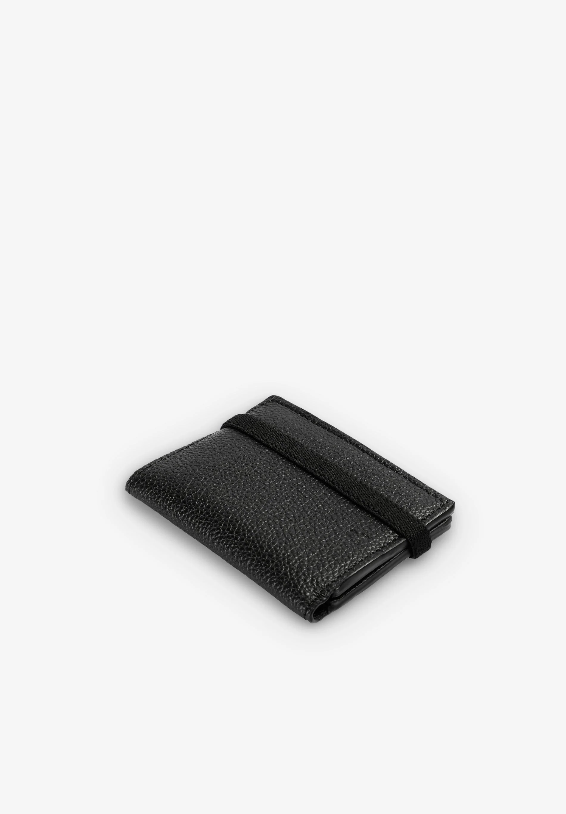LEATHER WALLET WITH ELASTIC CLOSURE - Image 3