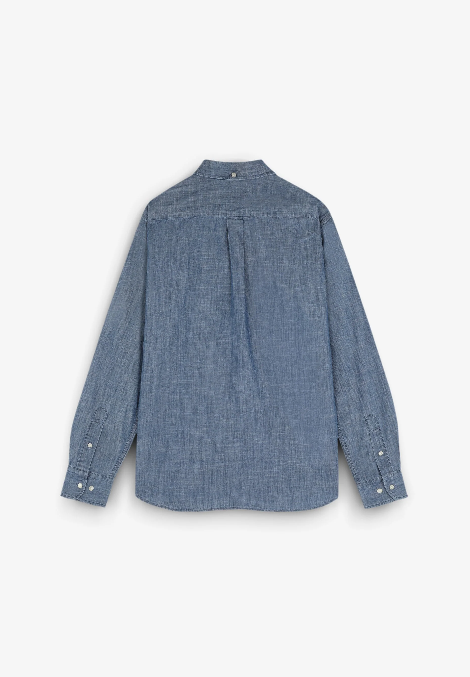 BUTTON-DOWN COLLAR DENIM SHIRT - Image 2