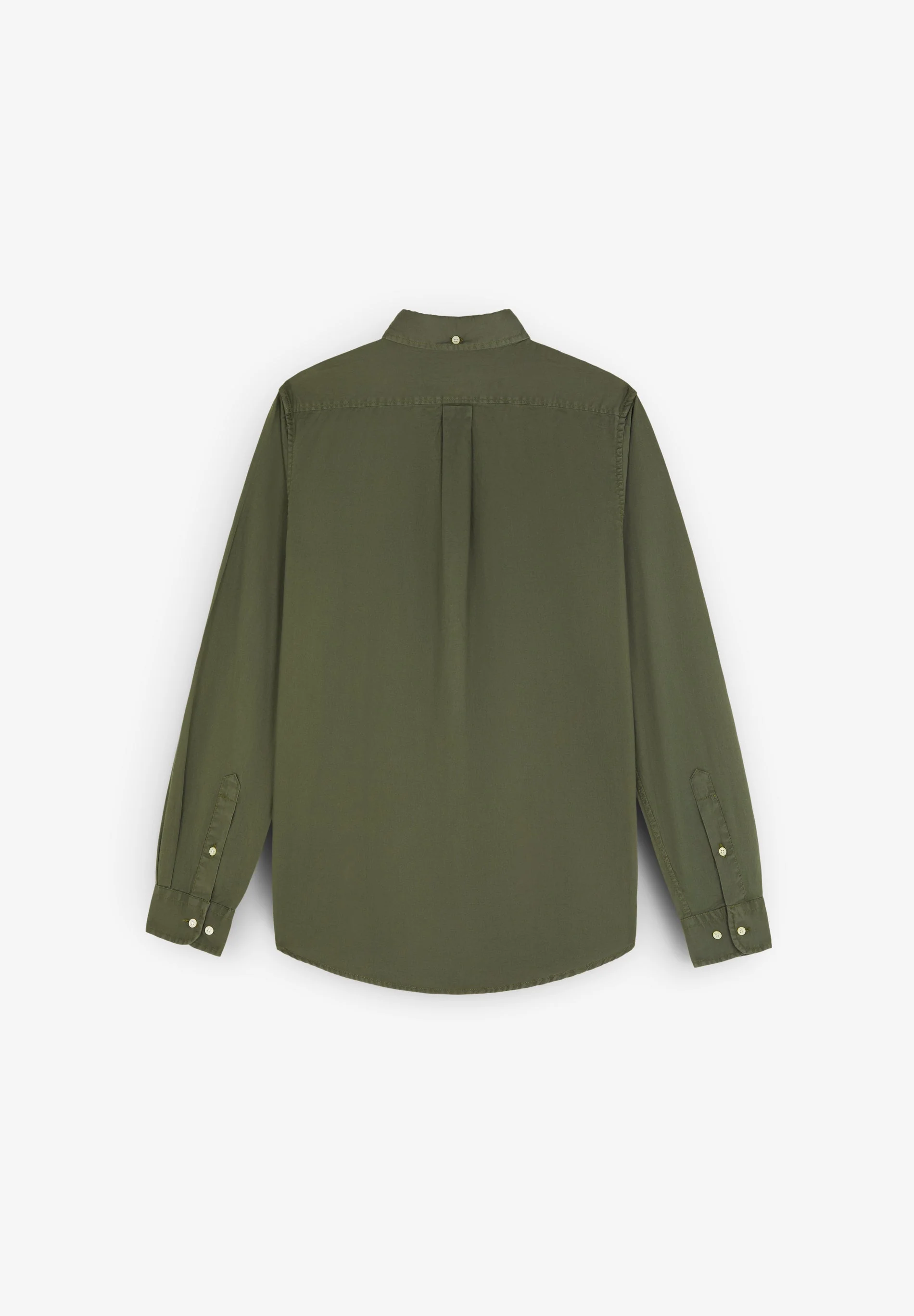 COTTON SHIRT WITH BUTTON-DOWN COLLAR - Image 2