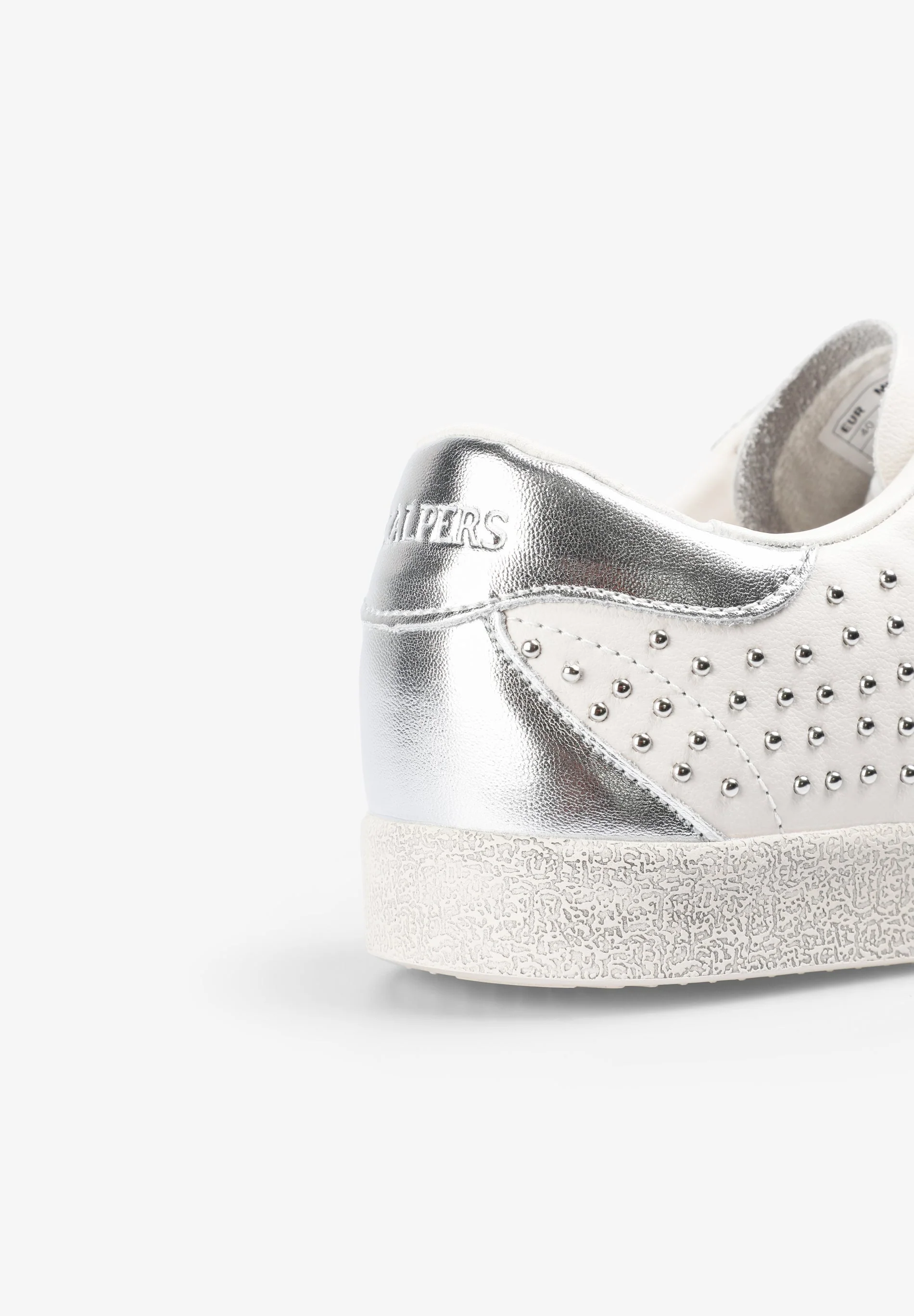 LEATHER SKULL SNEAKERS WITH STUDS - Image 5