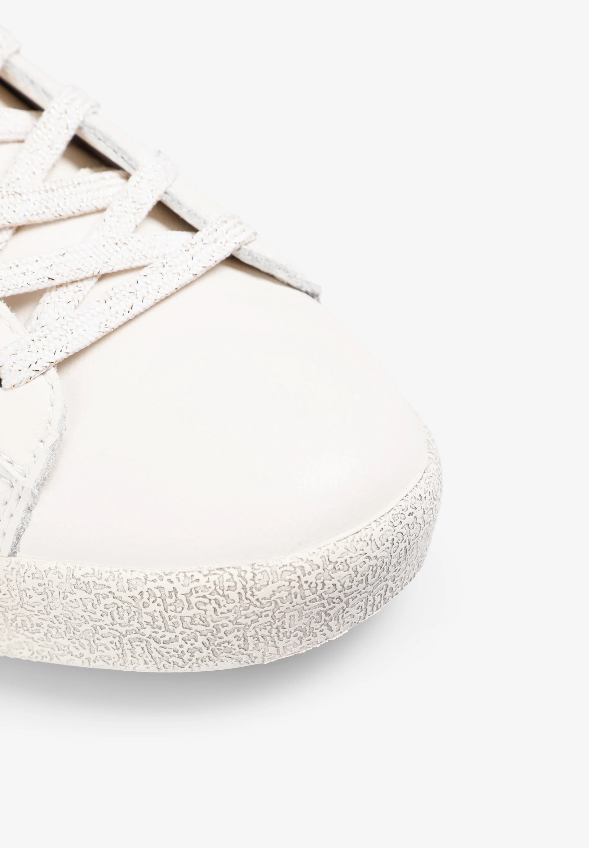 LEATHER SKULL SNEAKERS WITH STUDS - Image 7