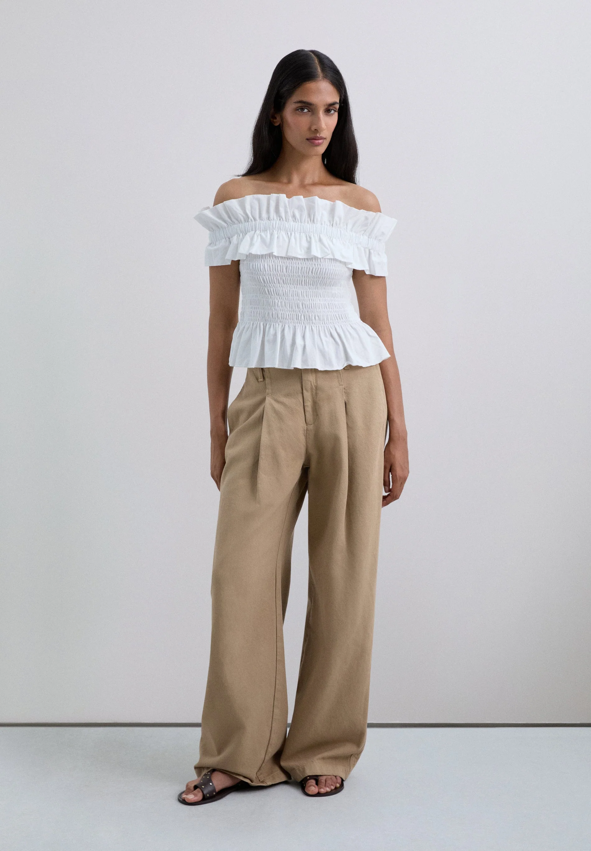 GATHERED RUFFLES TOP - Image 2