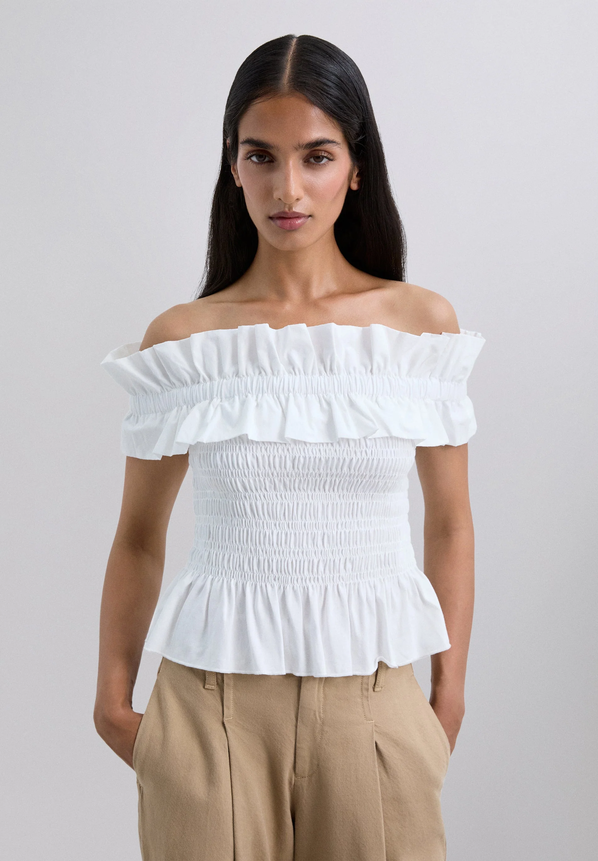 GATHERED RUFFLES TOP - Image 3