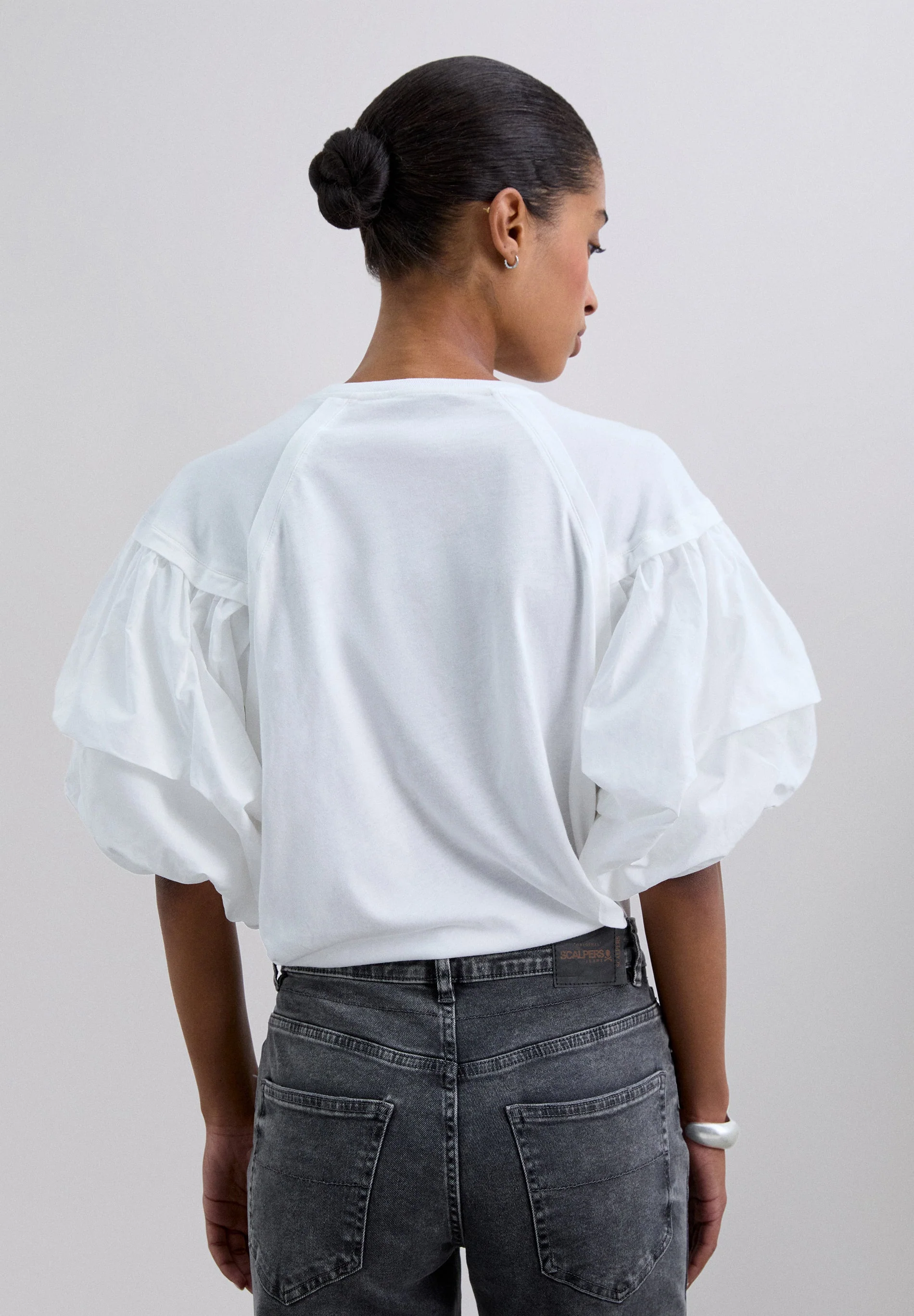 PUFFED SLEEVE T-SHIRT - Image 4