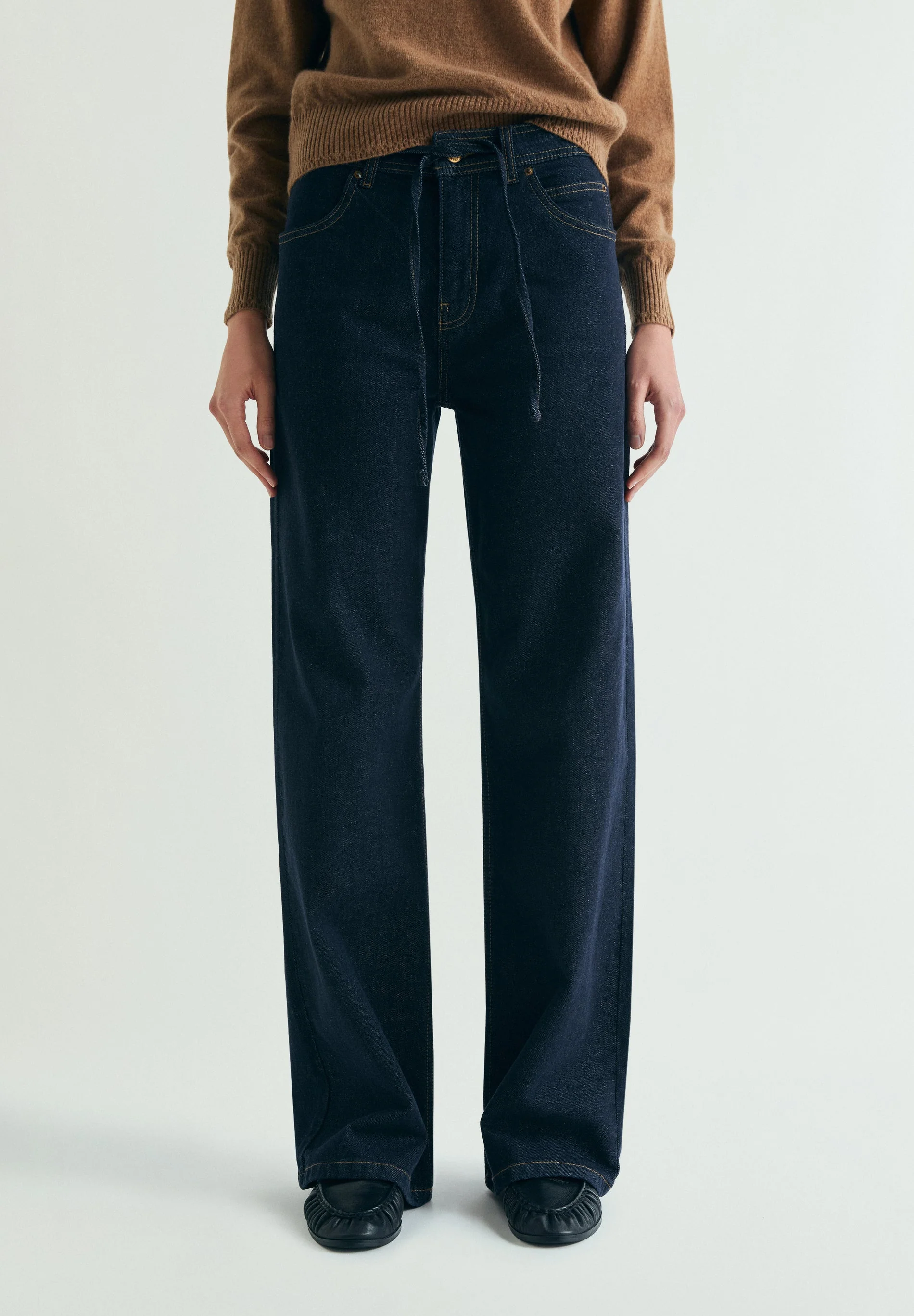 JEANS WITH WAISTBAND DETAIL - Image 2