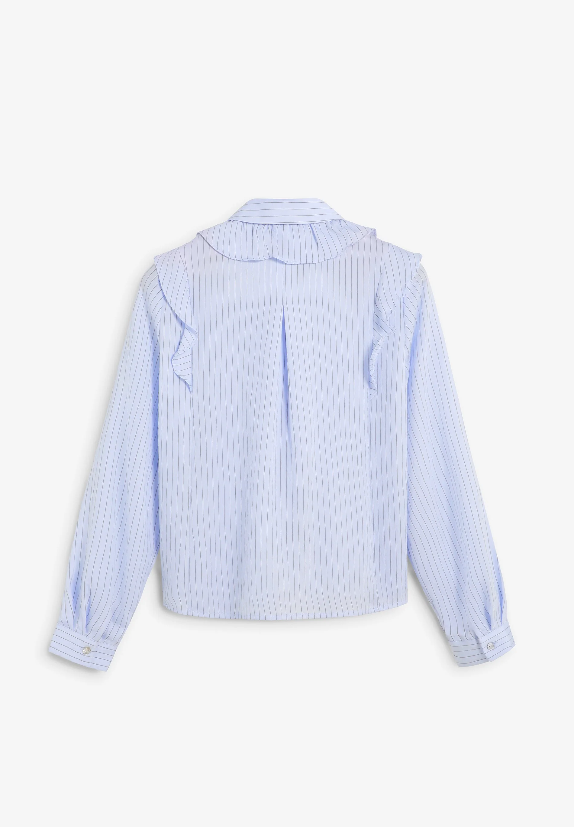 PINSTRIPE SHIRT WITH RUFFLES - Image 6