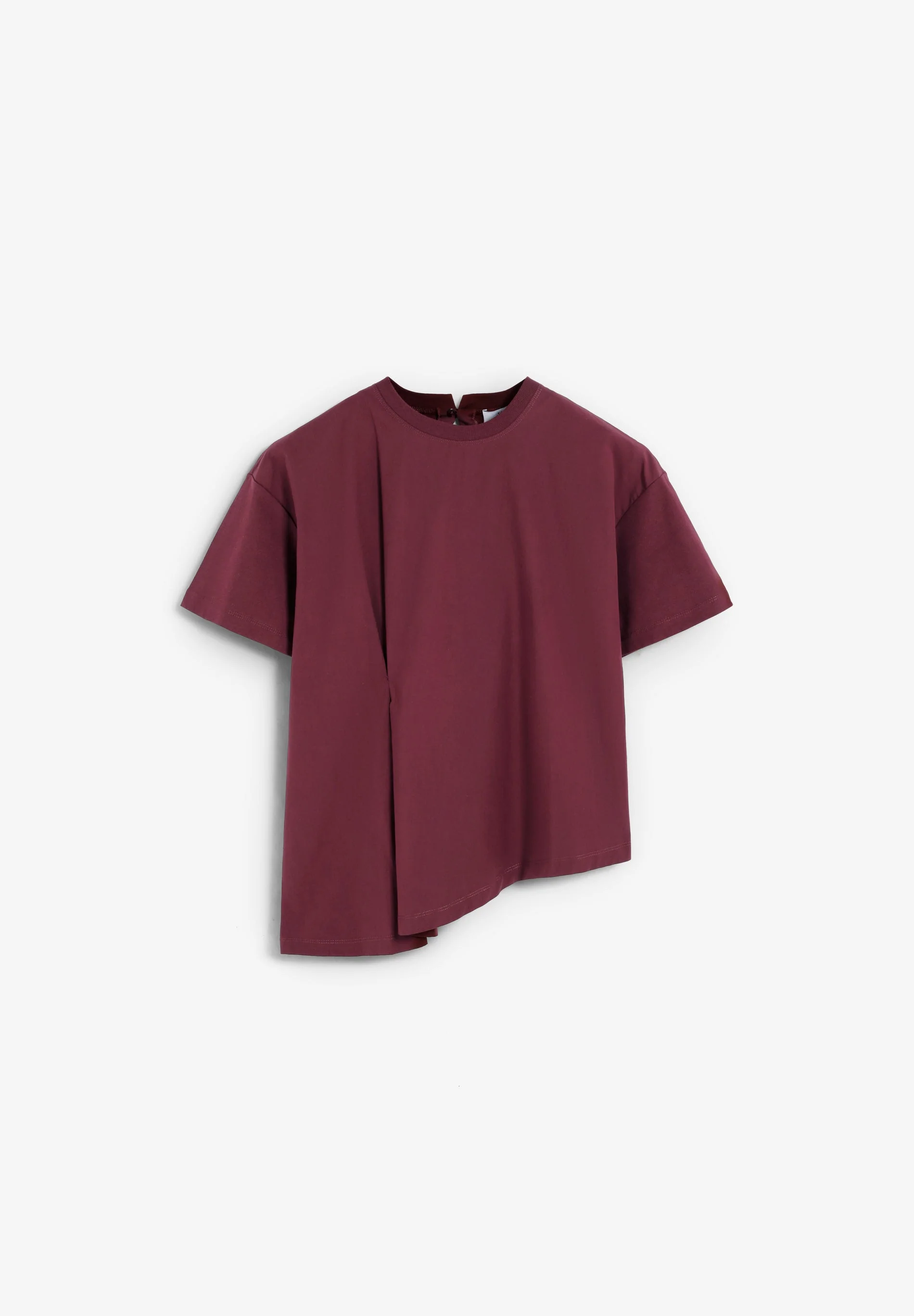 ASYMMETRIC ROUND NECK T-SHIRT - Image 4