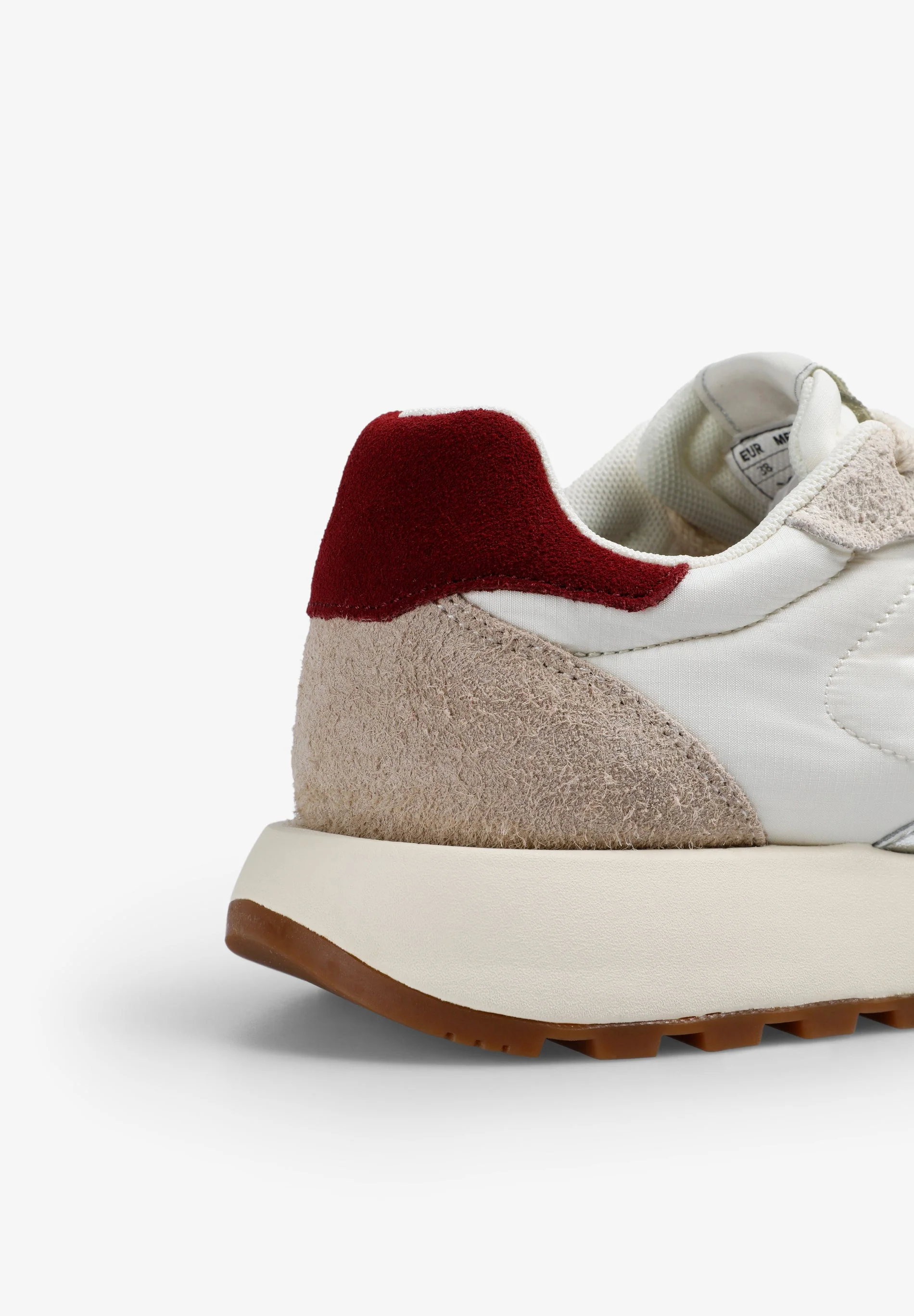 CONTRAST MULTI-TEXTURE SNEAKERS - Image 5
