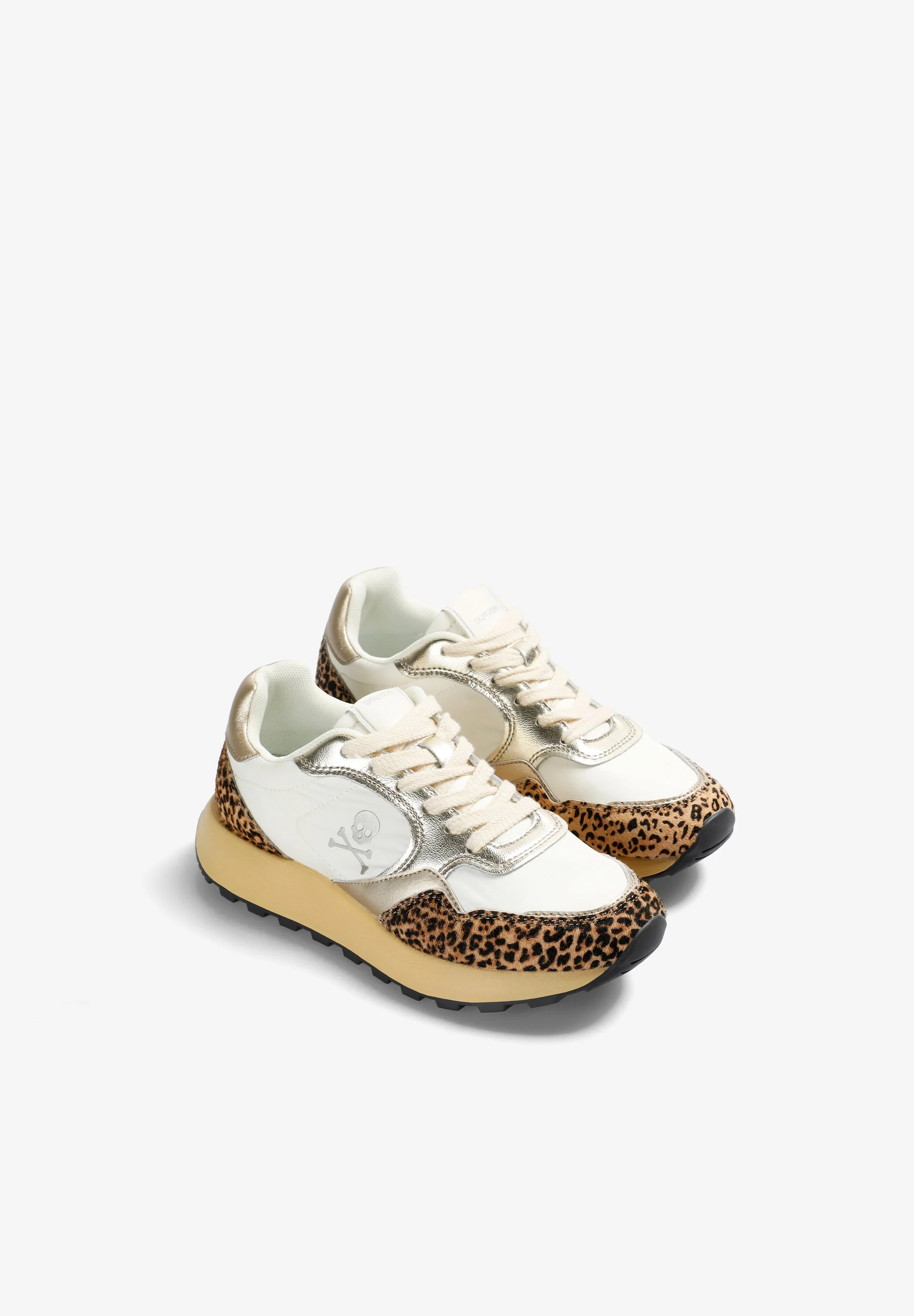 METALLIC ANIMAL PRINT SNEAKERS - Image 2