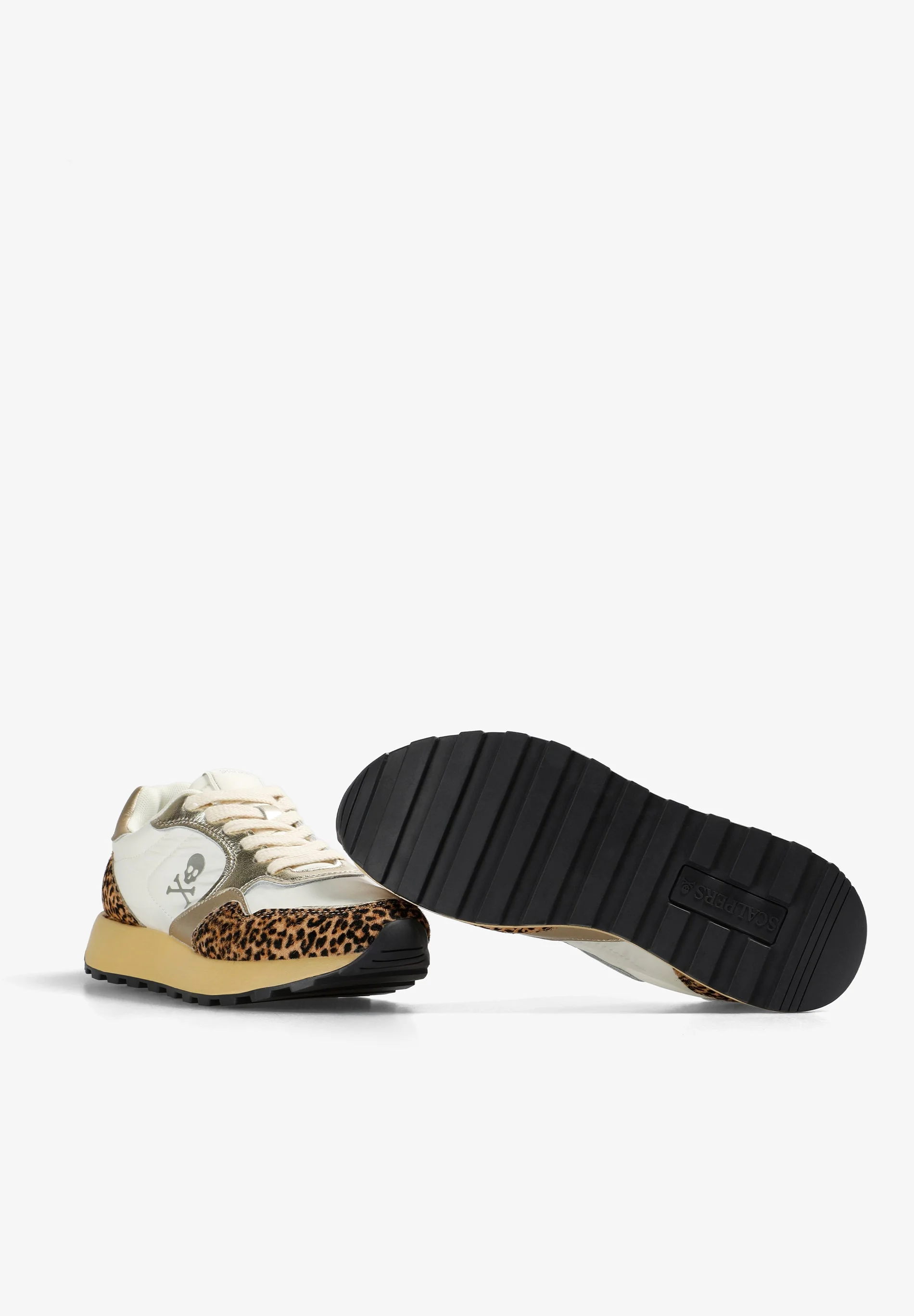 METALLIC ANIMAL PRINT SNEAKERS - Image 4