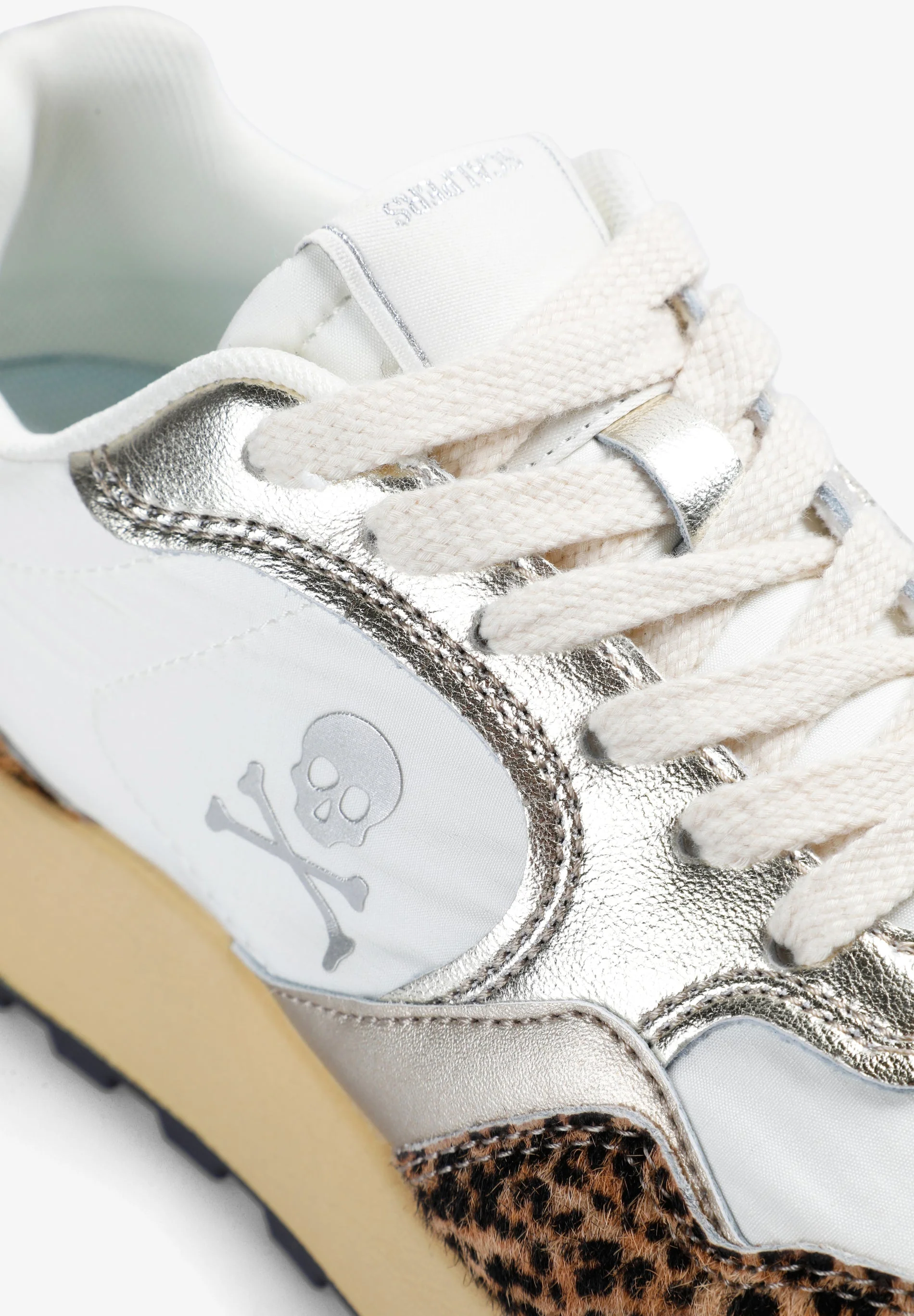 METALLIC ANIMAL PRINT SNEAKERS - Image 6