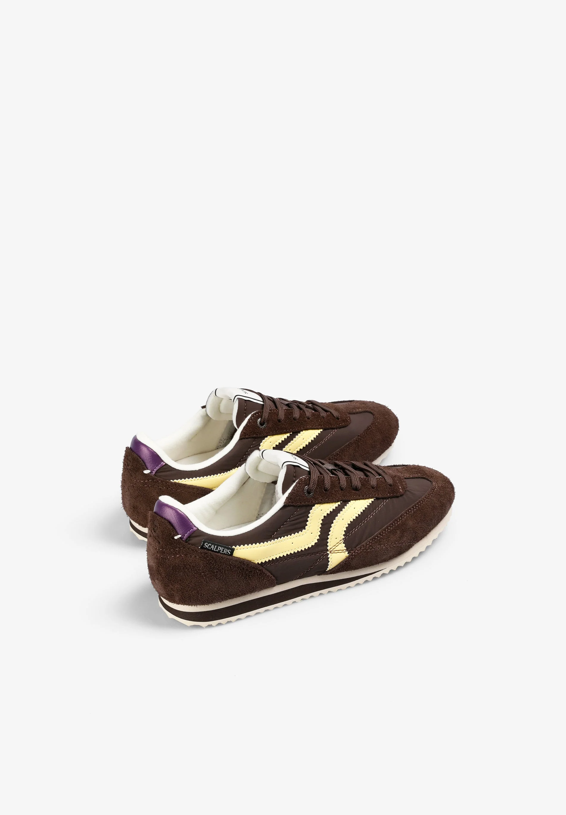 CONTRAST SUEDE SNEAKERS - Image 4