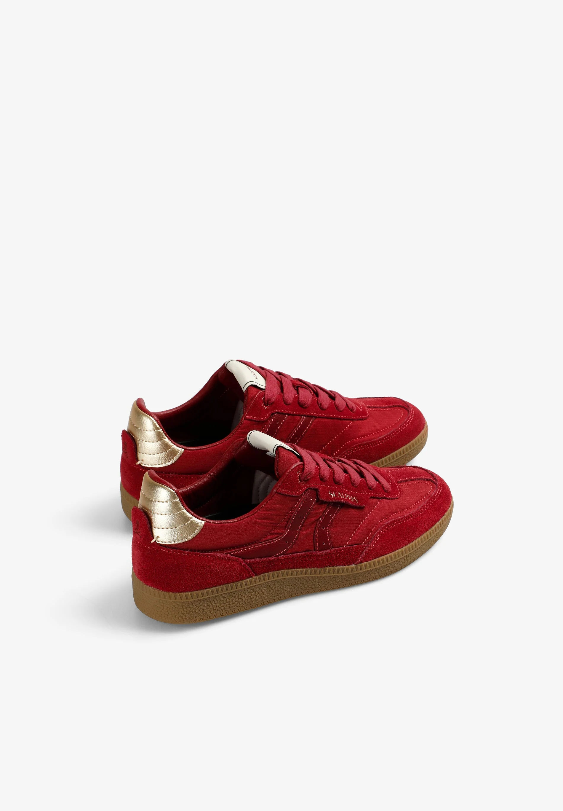 SUEDE SNEAKER WITH METALLIC HEEL - Image 4