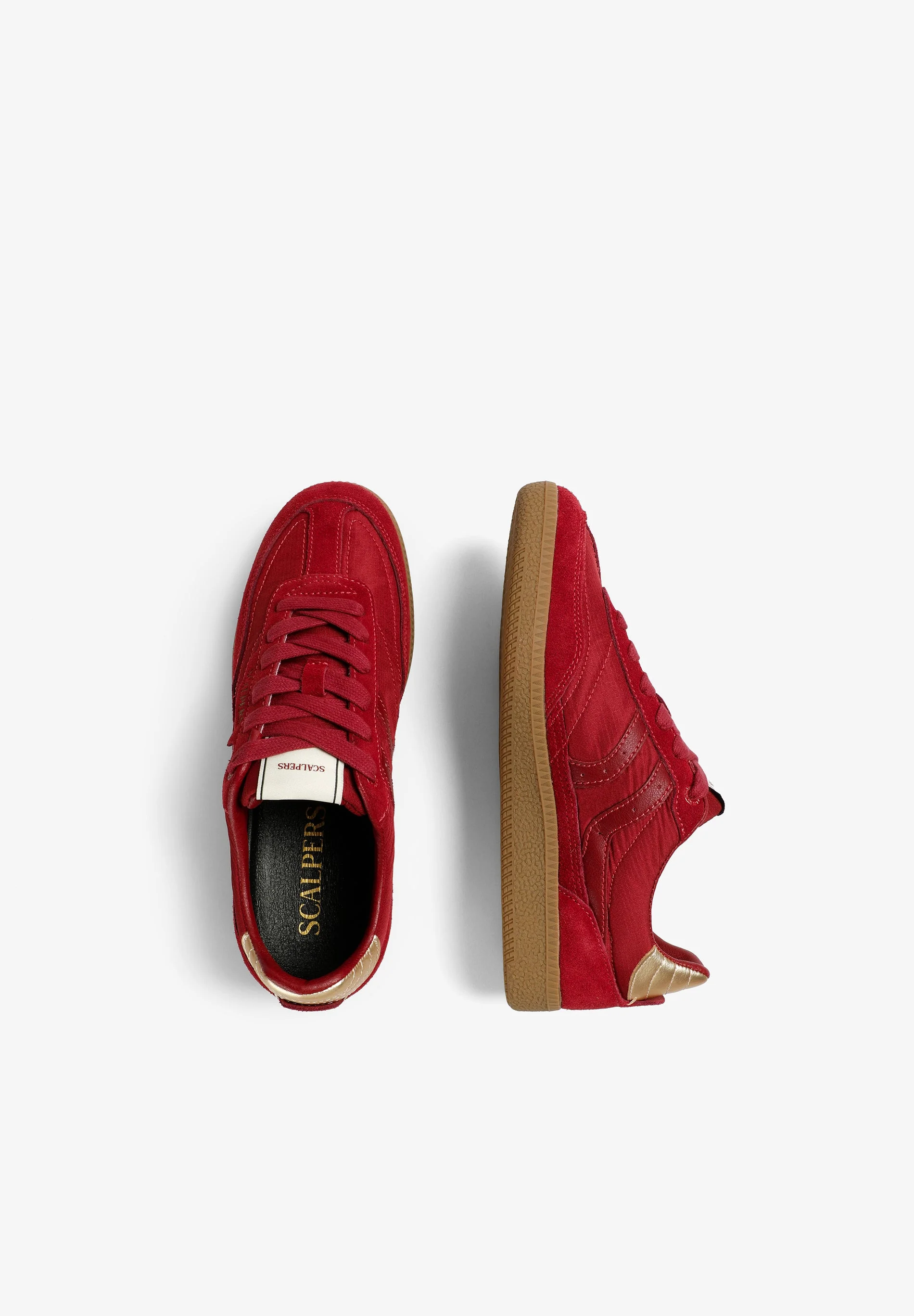 SUEDE SNEAKER WITH METALLIC HEEL - Image 9
