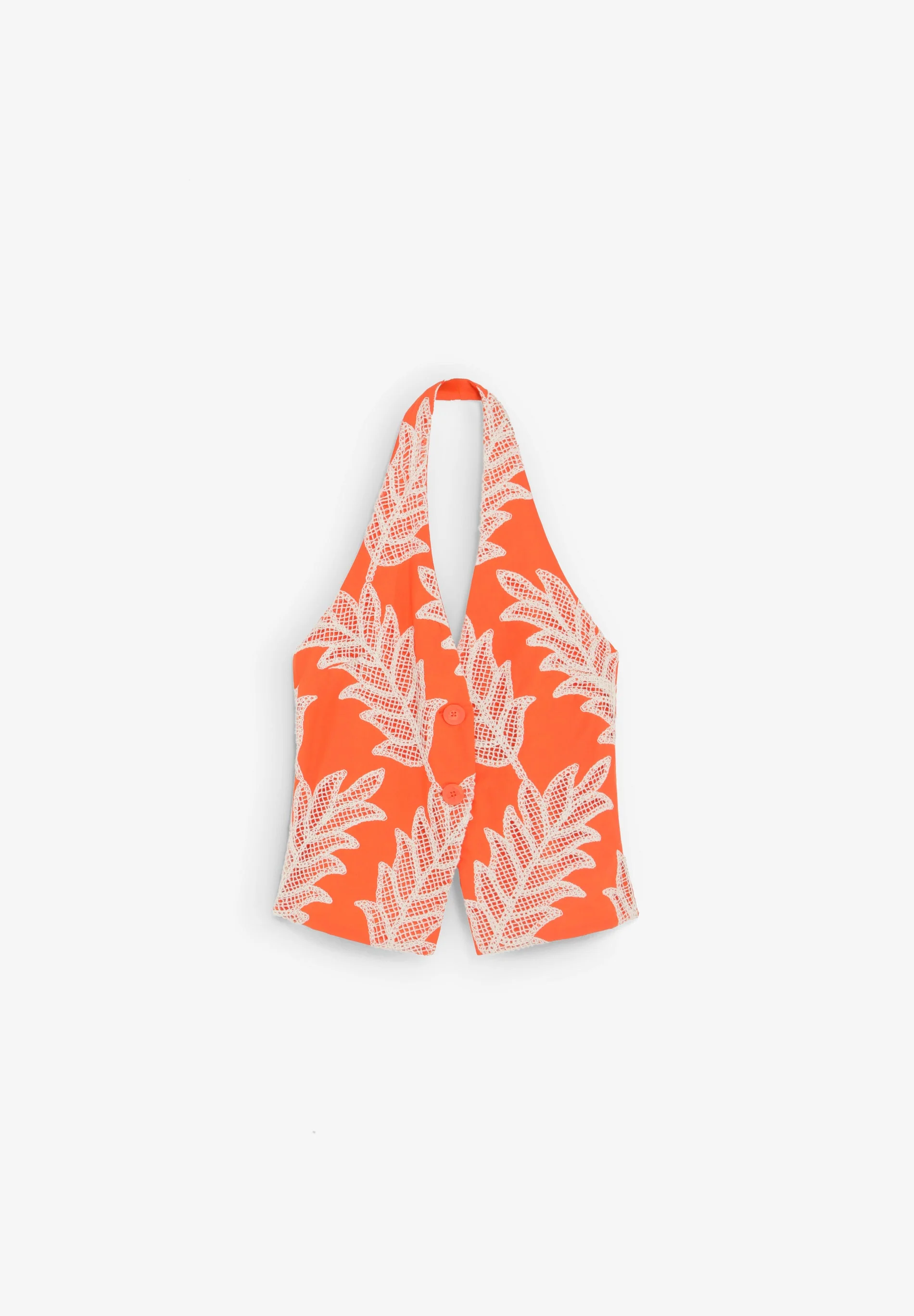 HALTER TOP WITH EMBROIDERY - Image 5