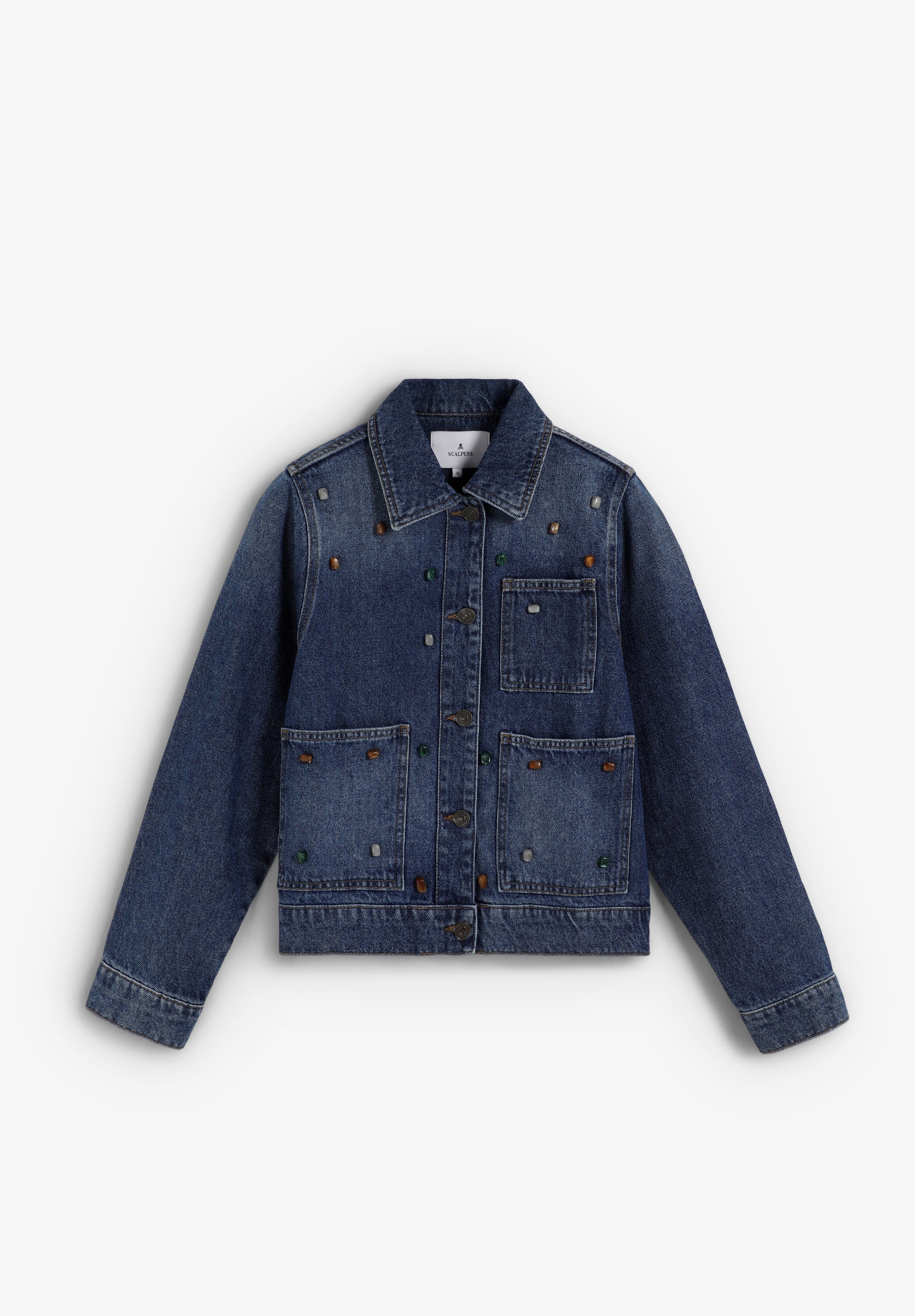 BEADED DENIM JACKET - Image 5