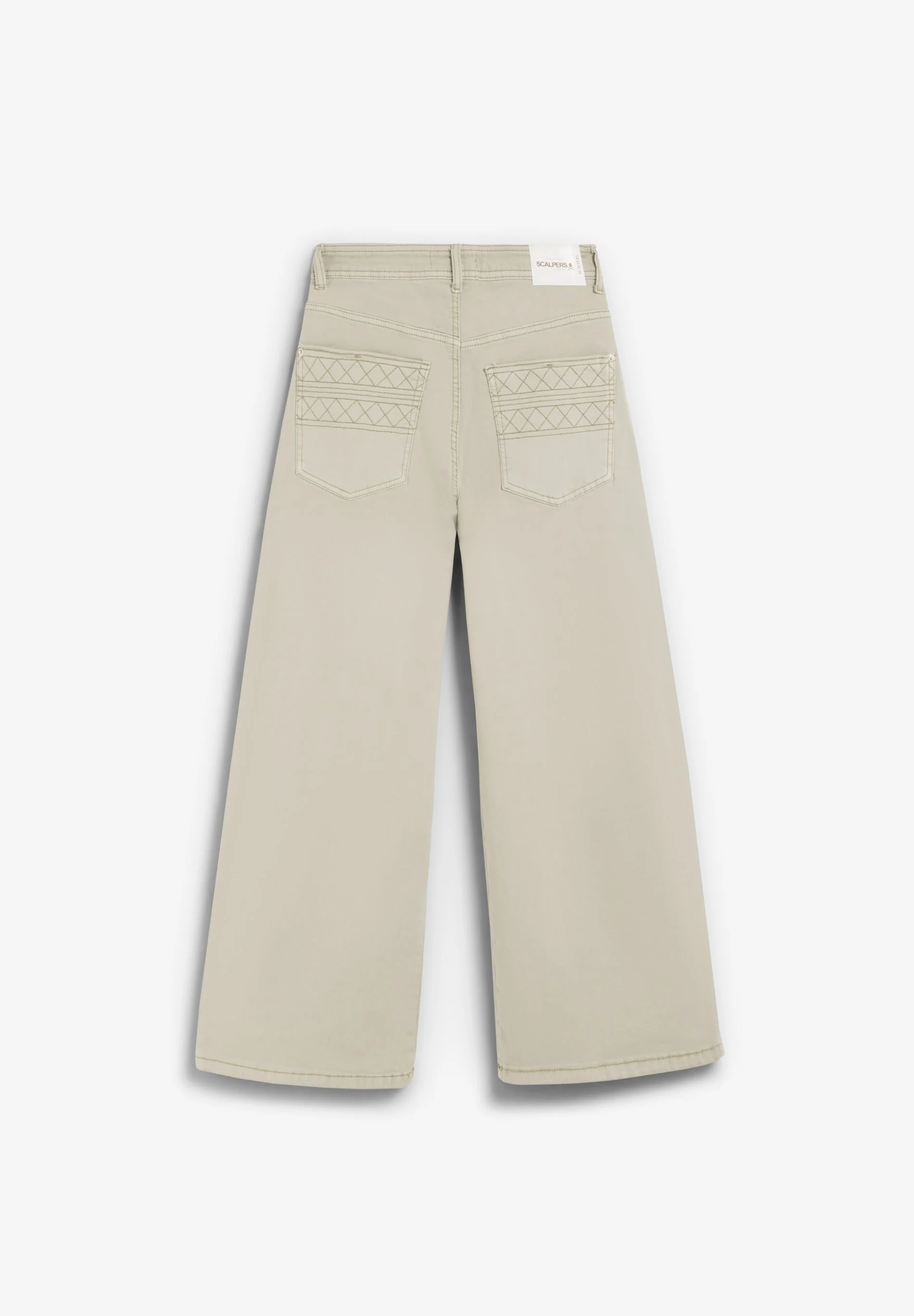 HIGH-RISE TROUSERS WITH STITCHING DETAIL - Image 6