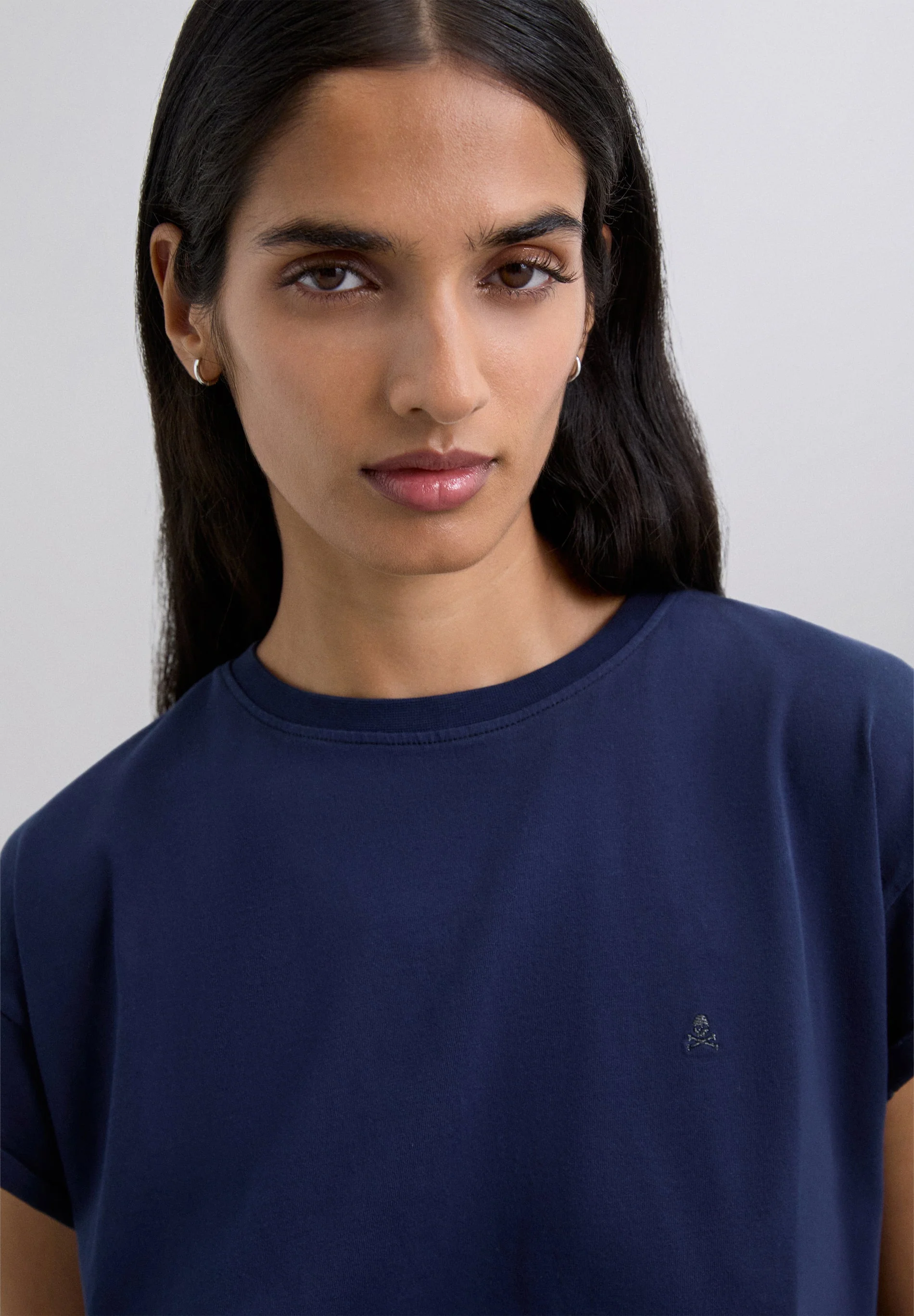EMBROIDERED SKULL T-SHIRT - Image 3