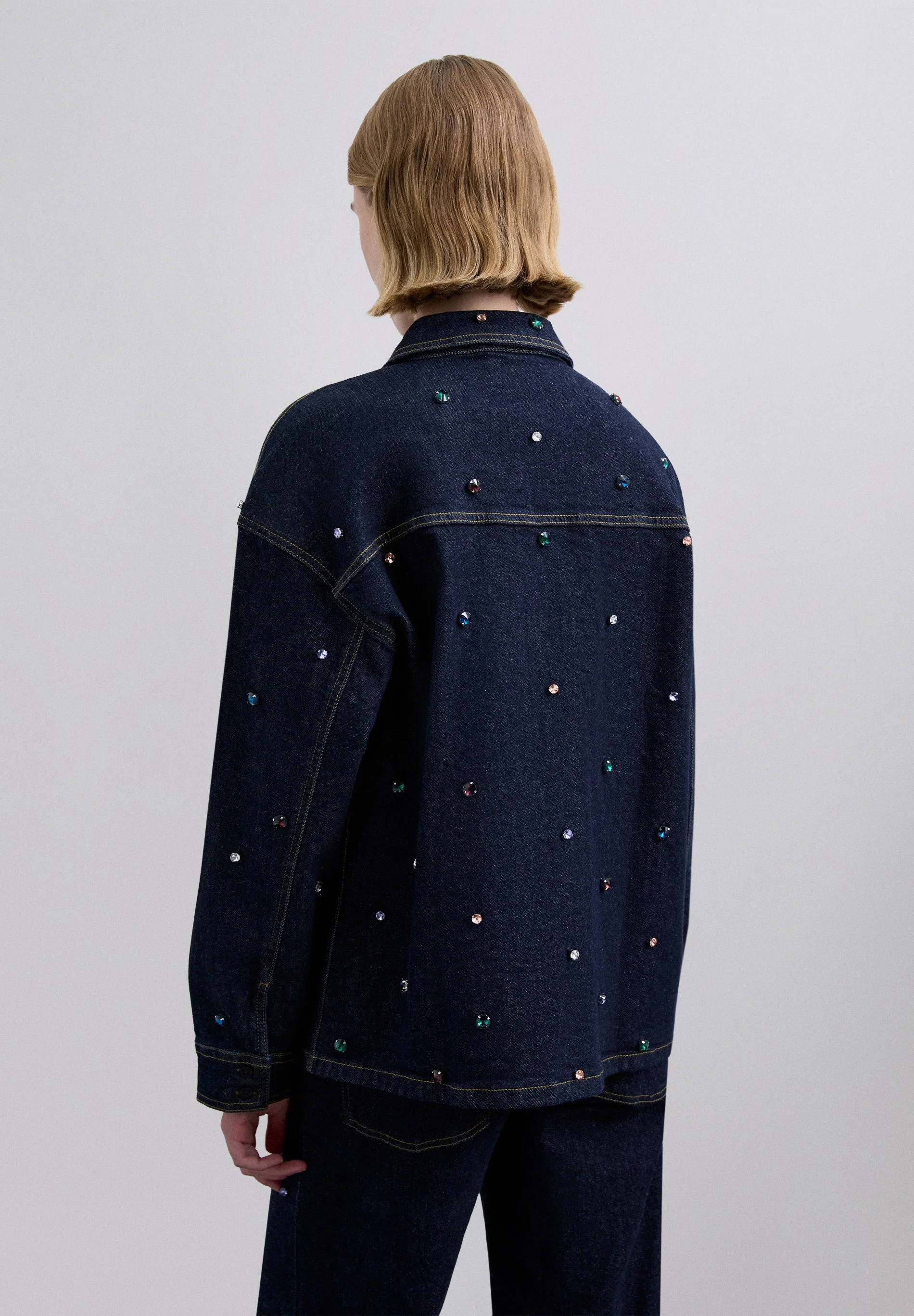 SCMULTIJEWELL DENIM SHIRT - Image 4