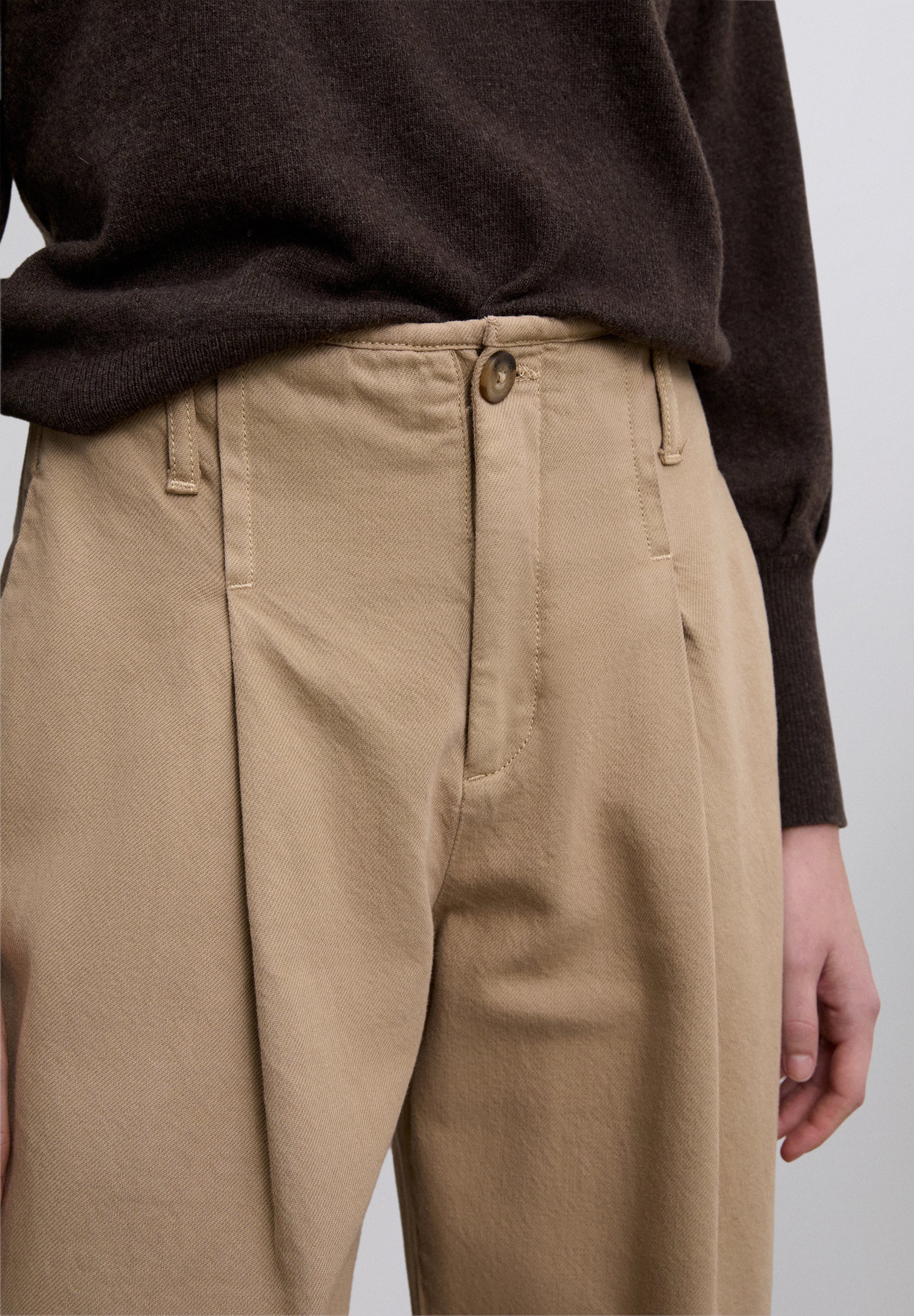 DARTED COTTON TROUSERS - Image 3