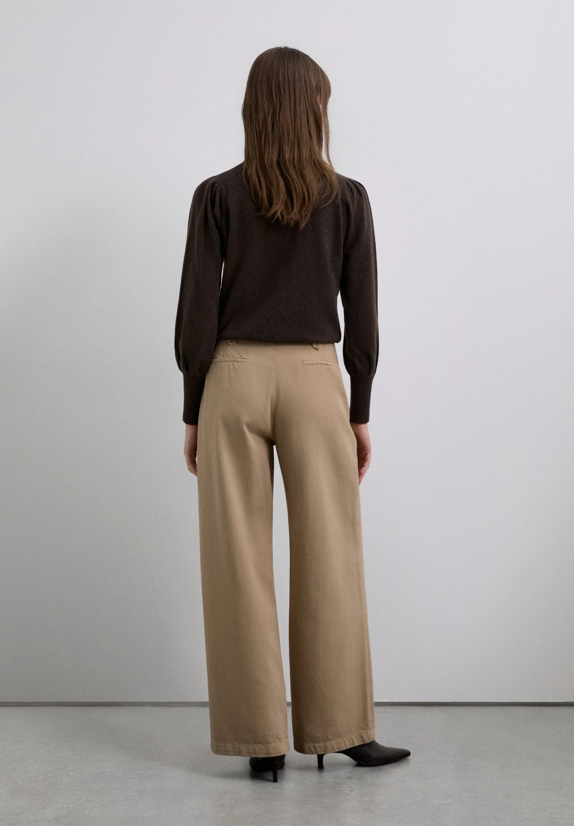 DARTED COTTON TROUSERS - Image 4