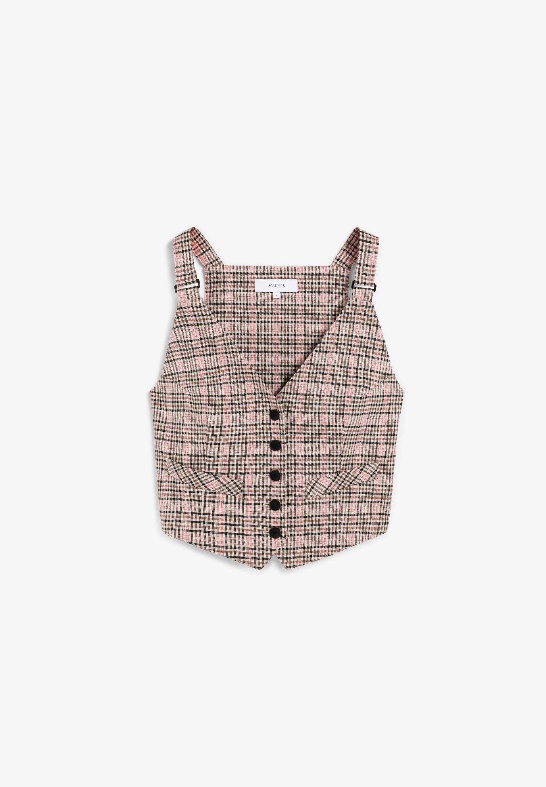 CHECK GILET WITH BRACES - Image 5