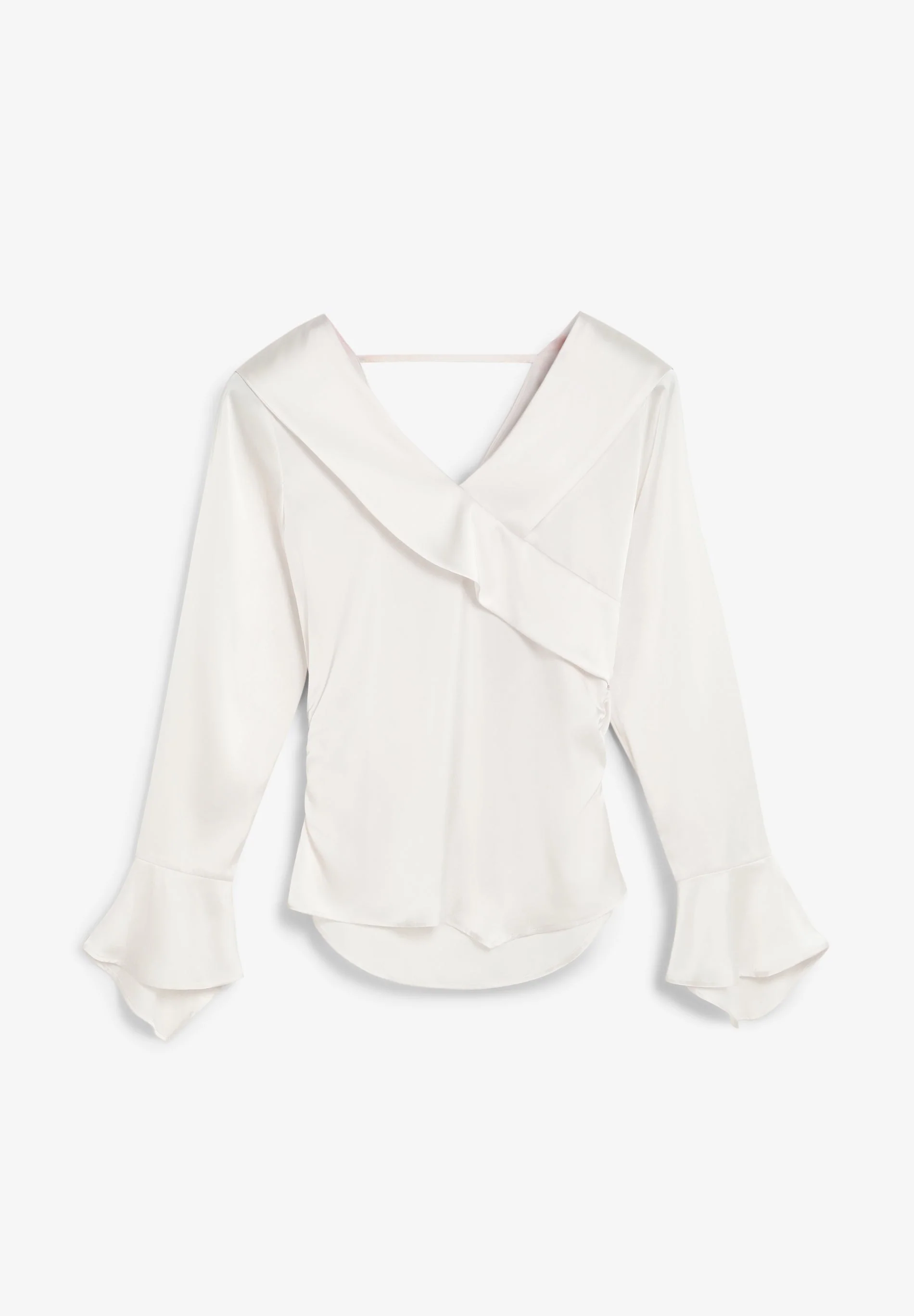 SATIN ASYMMETRIC SHIRT - Image 6