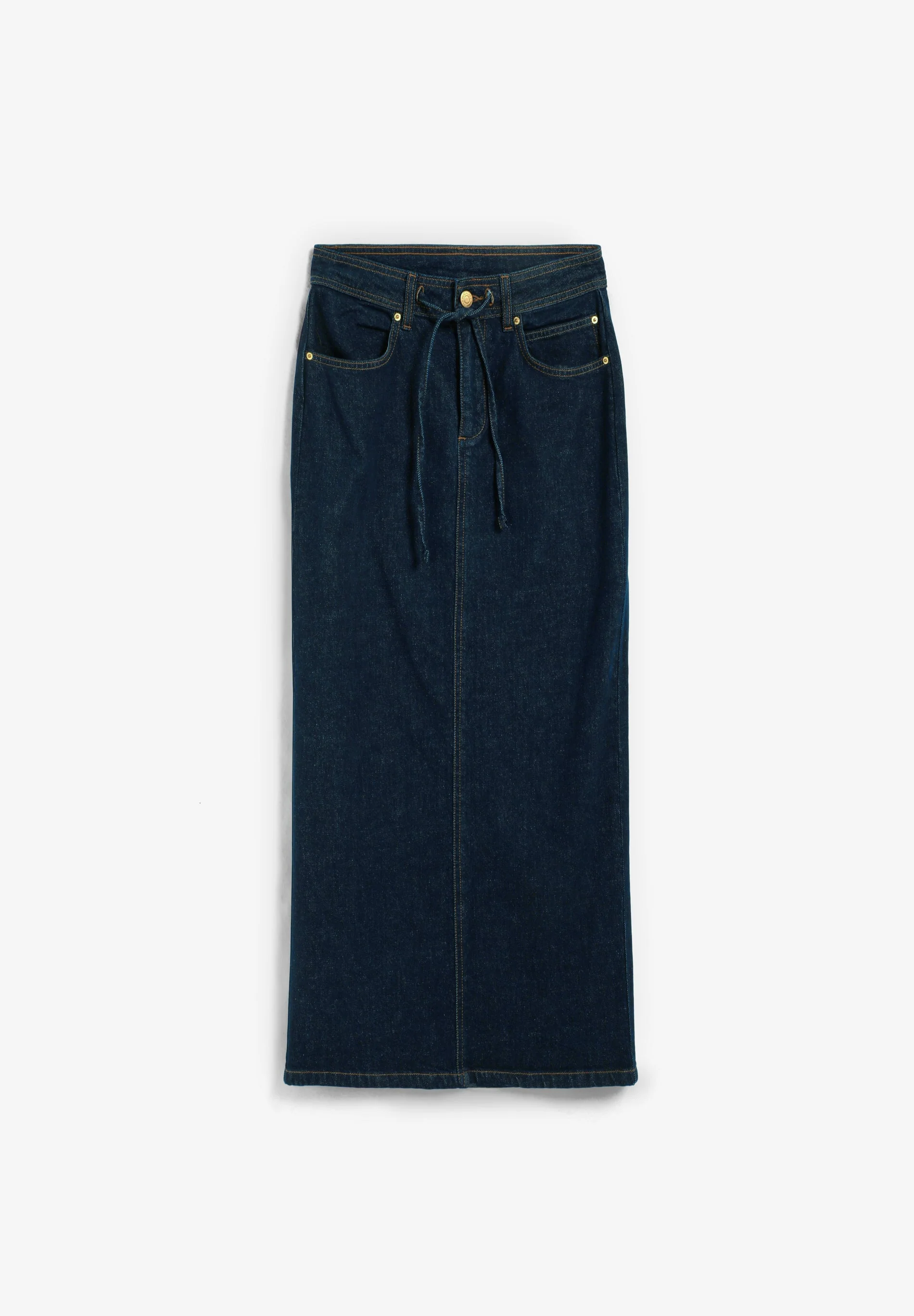 DENIM MIDI SKIRT - Image 5