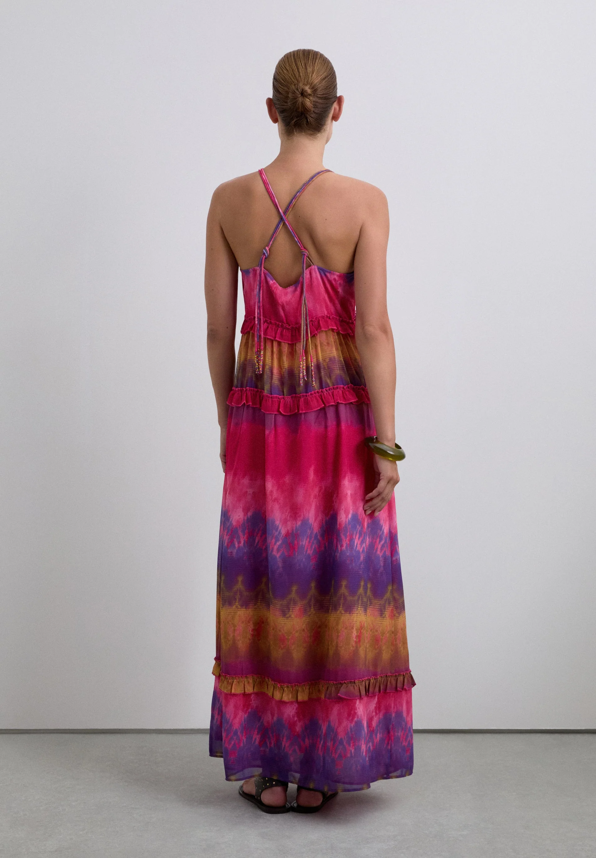 LONG TIE DYE DRESS - Image 5