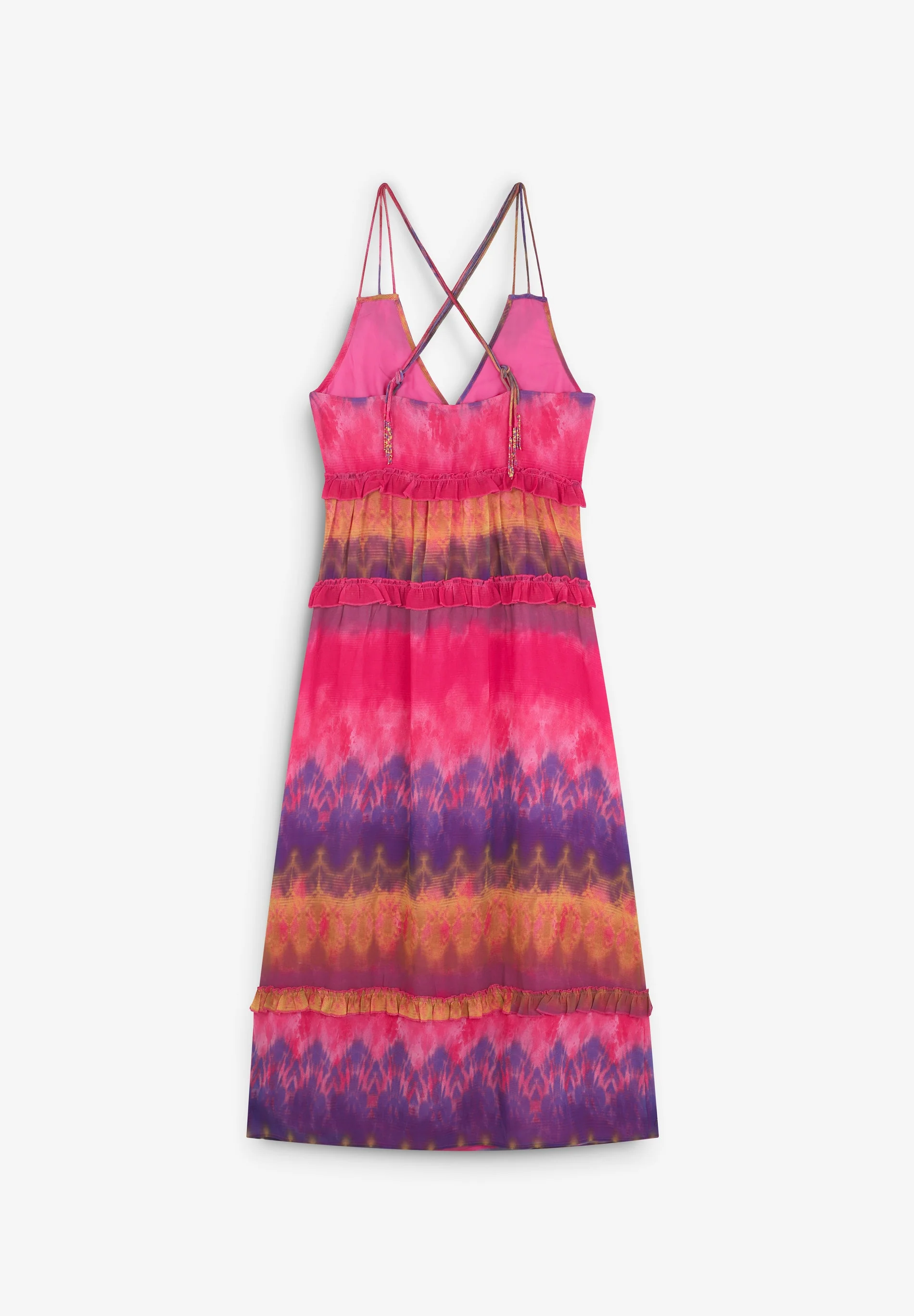 LONG TIE DYE DRESS - Image 7