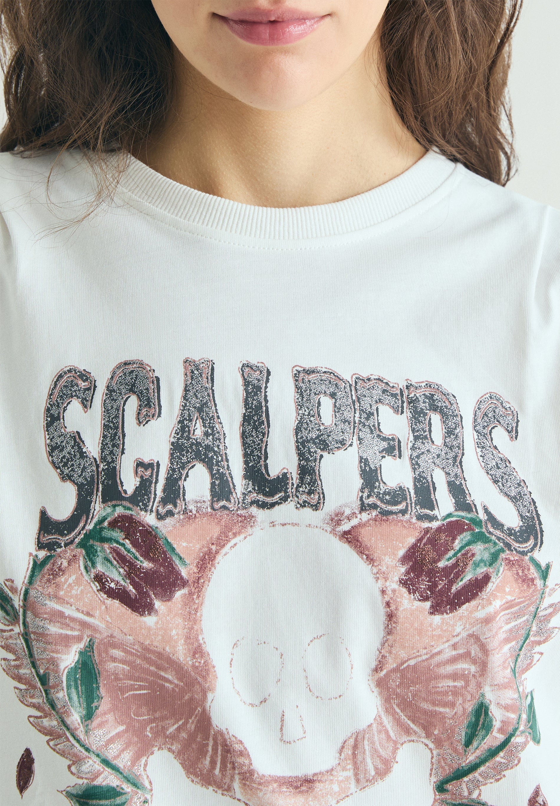 SKULL PRINT T-SHIRT - Image 3