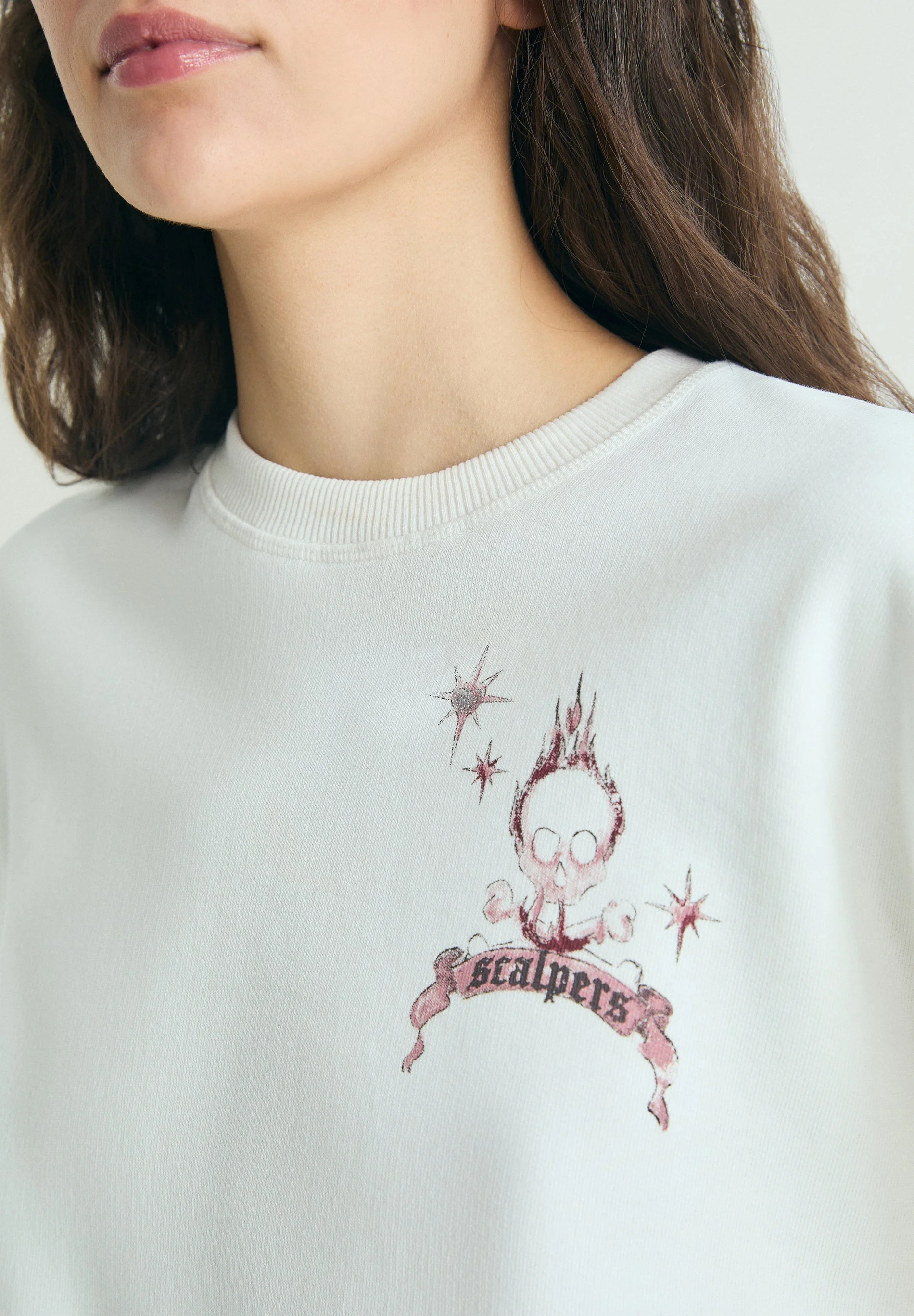 PRINTED SKULL HOODIE - Image 3