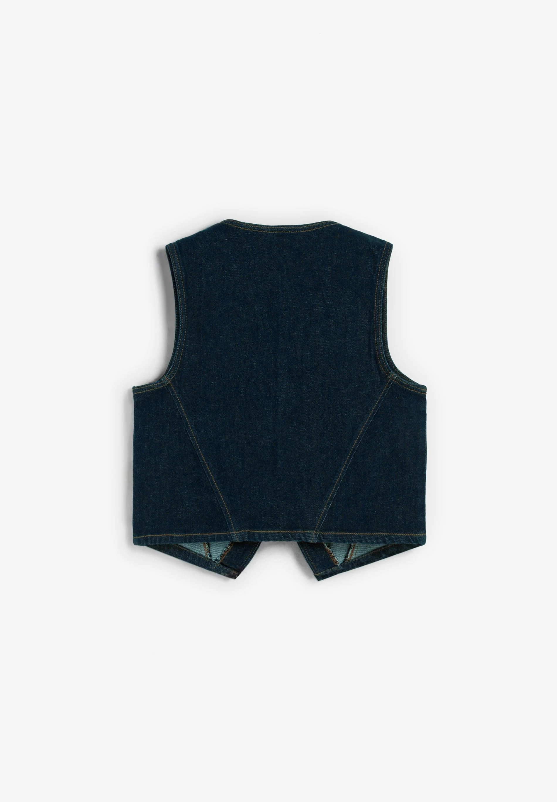 CROPPED DENIM GILET - Image 6