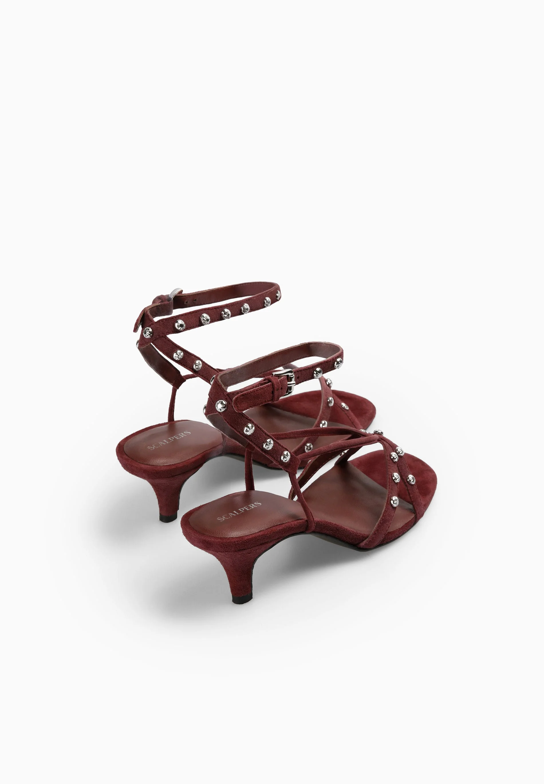 HEELED SANDALS WITH RHINESTONES - Image 3