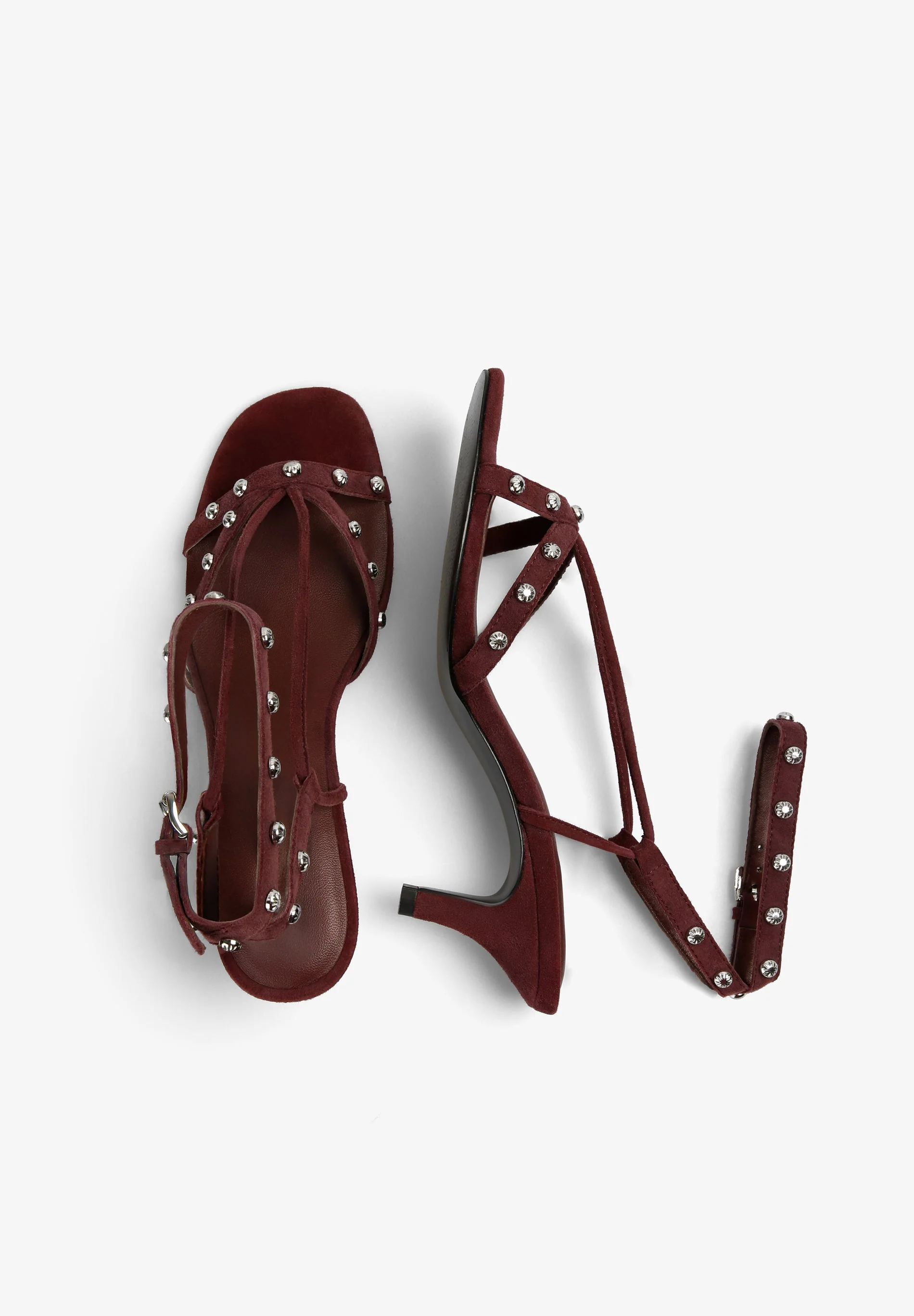 HEELED SANDALS WITH RHINESTONES - Image 7