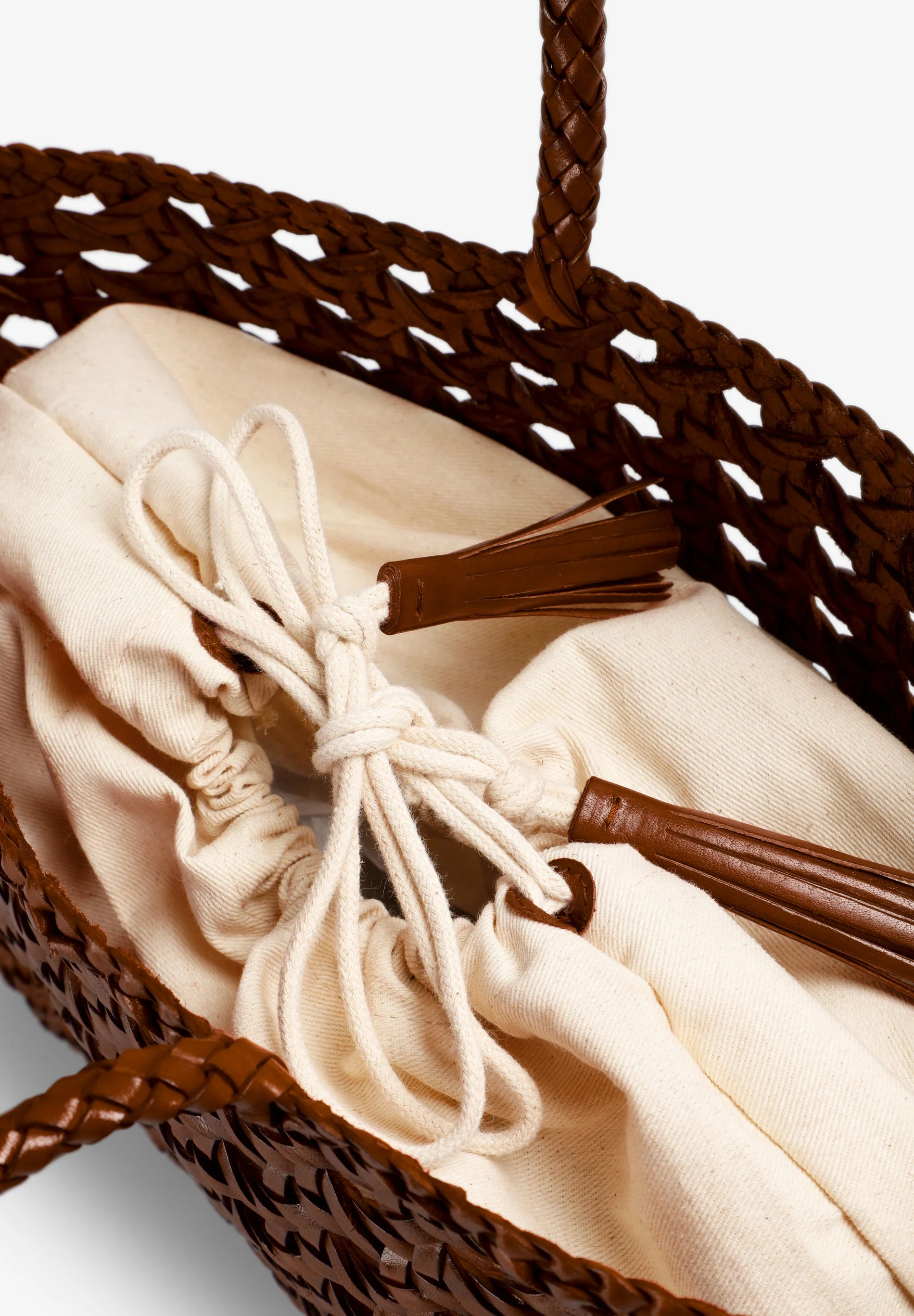 BRAIDED LEATHER BAG - Image 6
