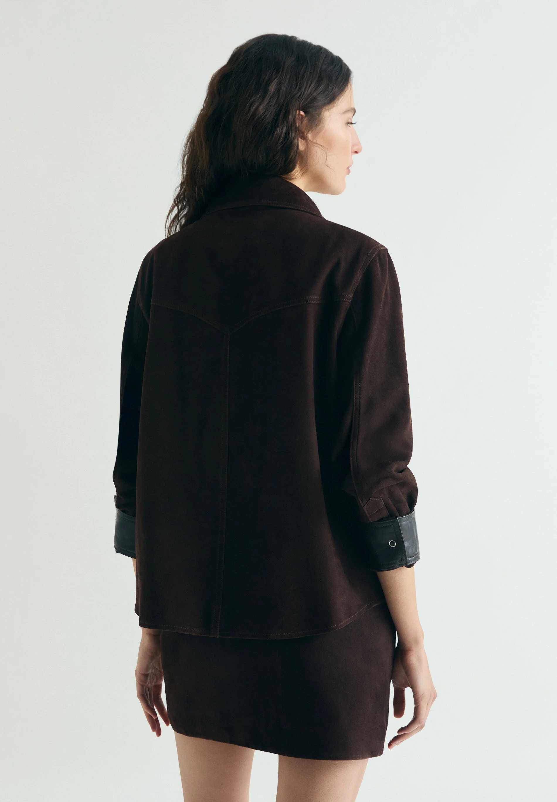 SUEDE SHIRT WITH STUDS - Image 3