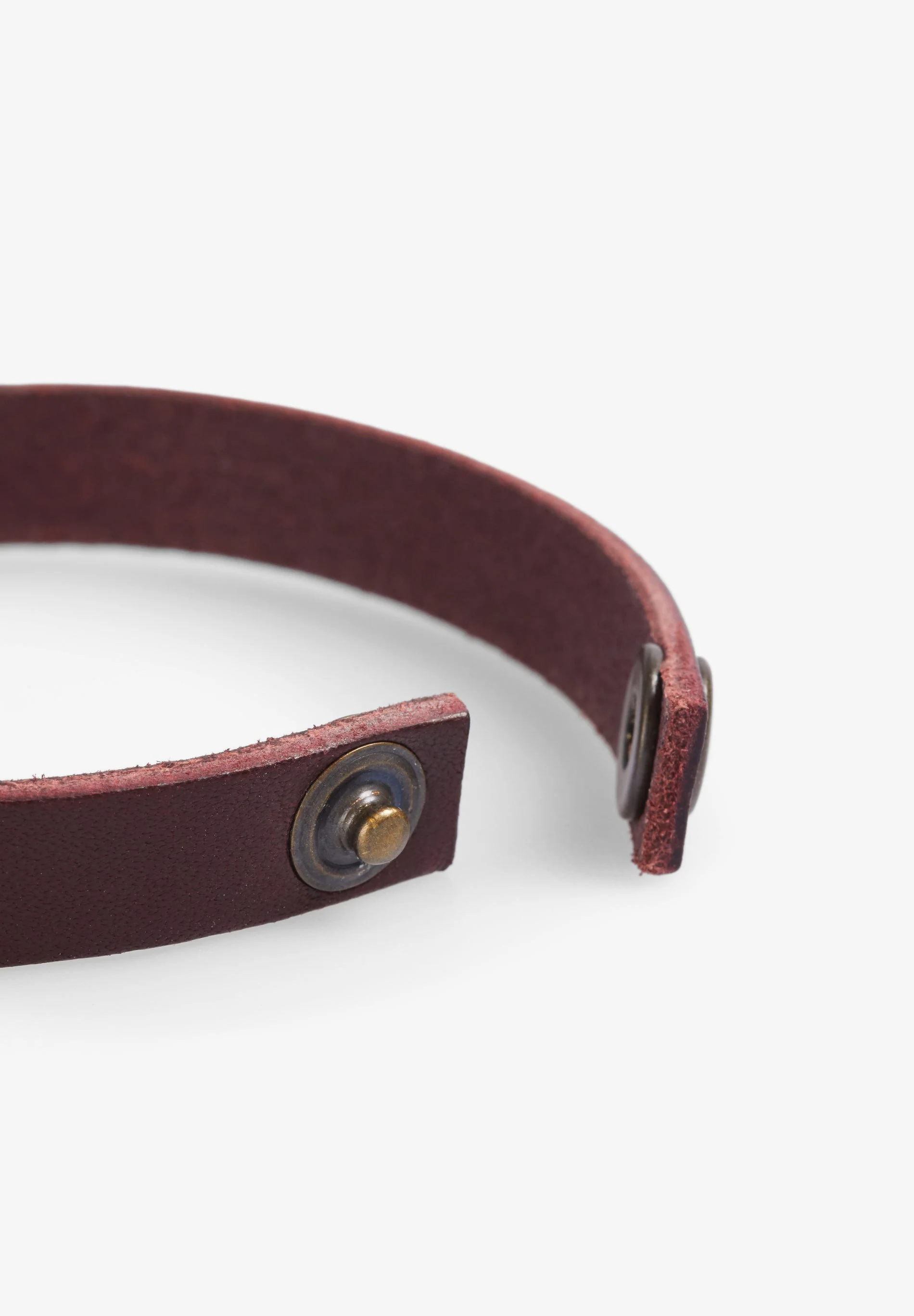 100% LEATHER BRACELET WITH SKULL - Image 4