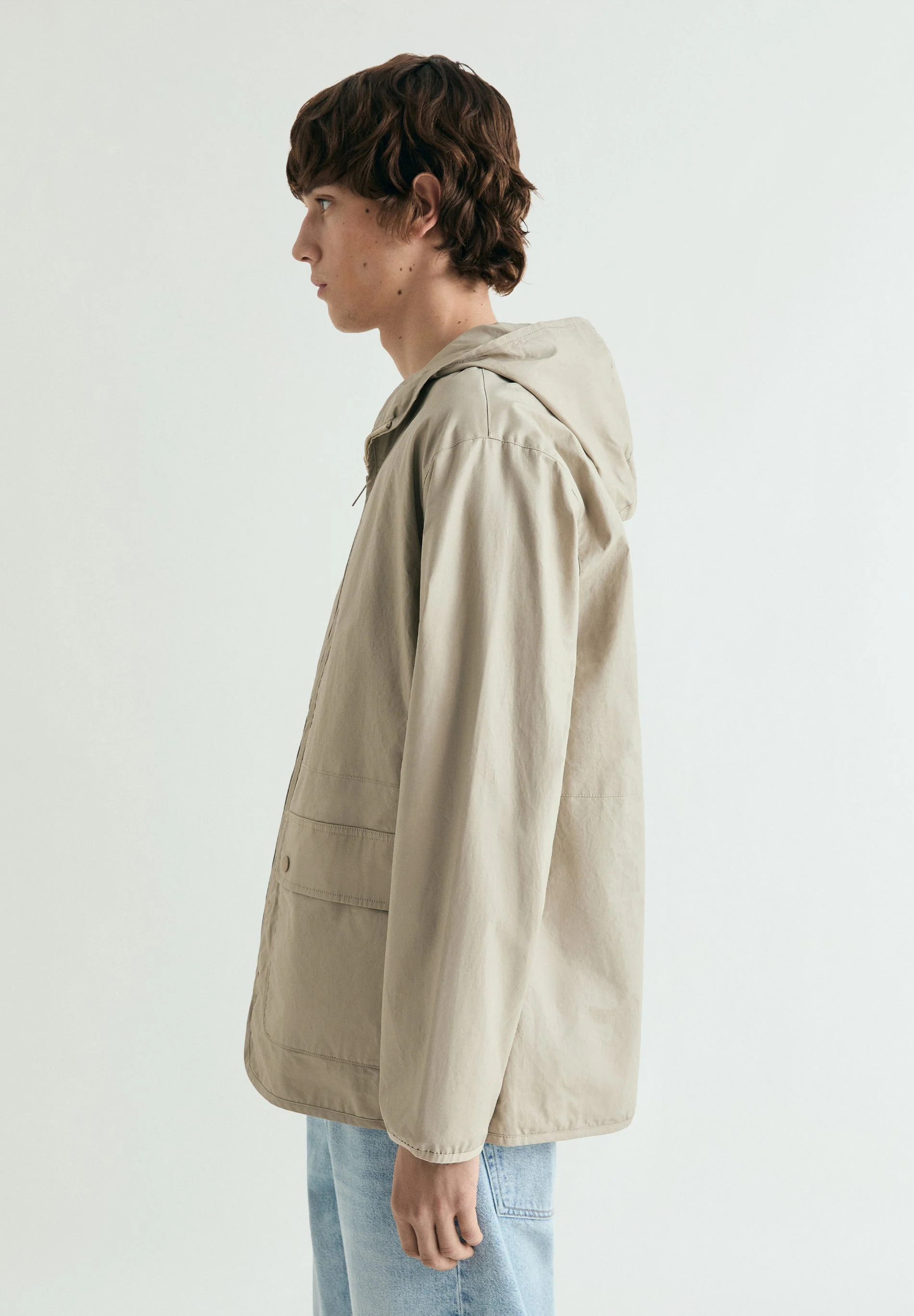 JACKET WITH MESH HOOD - Image 3
