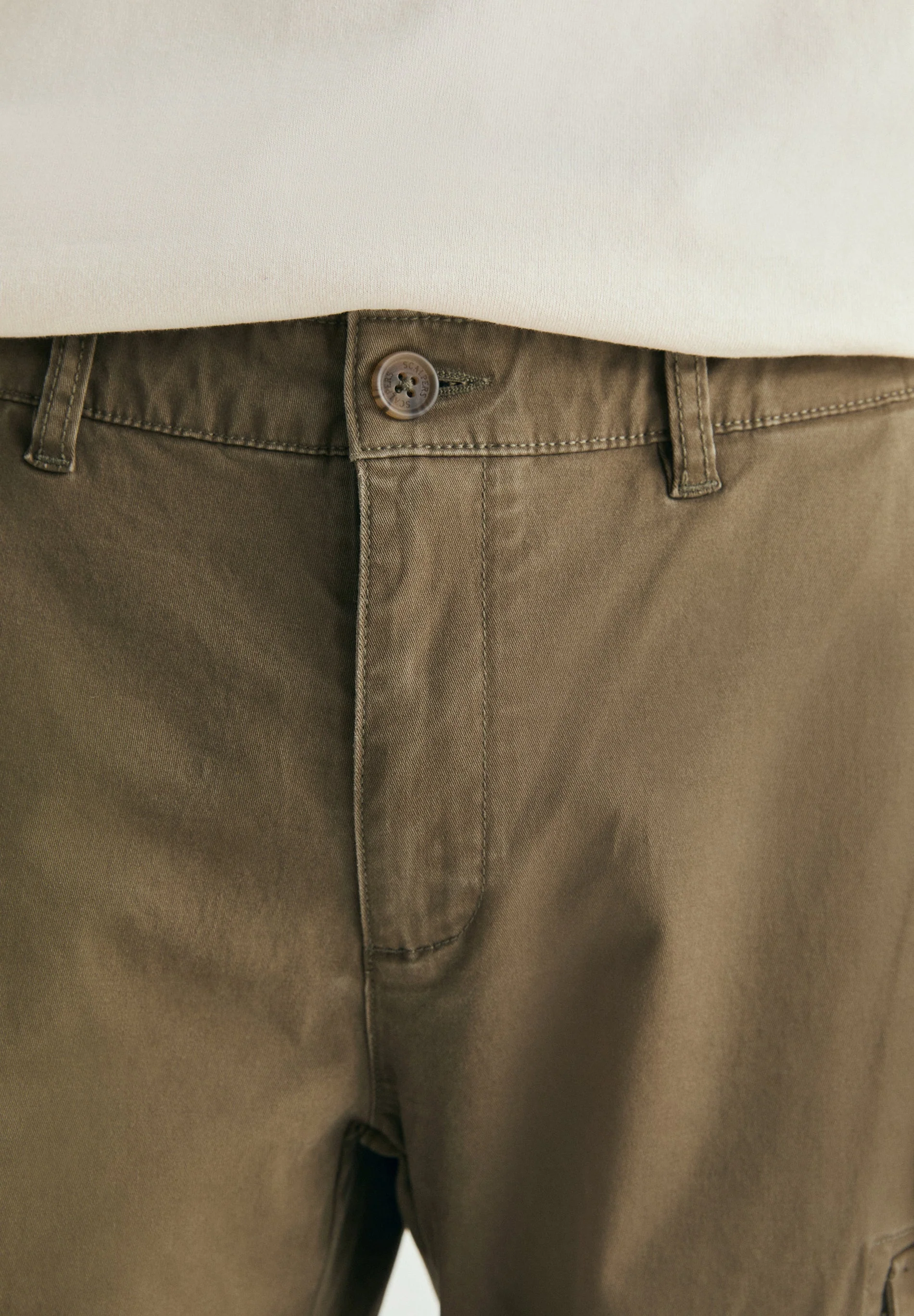 SLIM FIT CARGO TROUSERS - Image 4