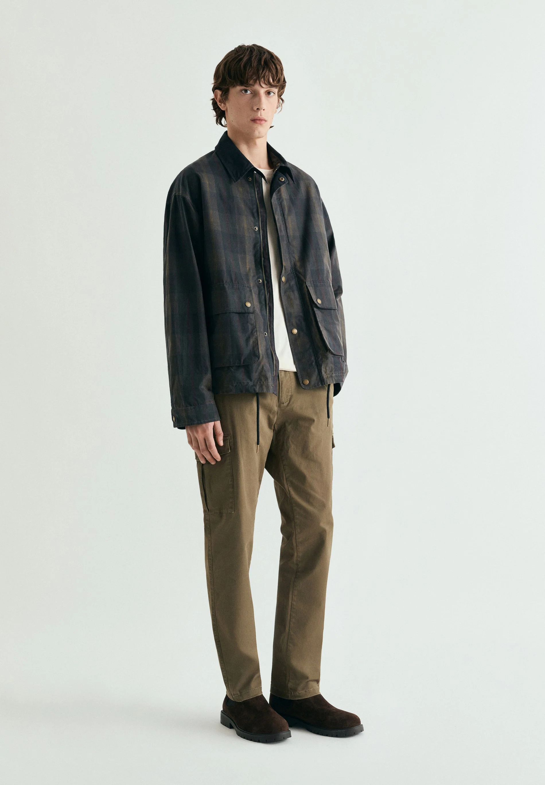 SLIM FIT CARGO TROUSERS - Image 6
